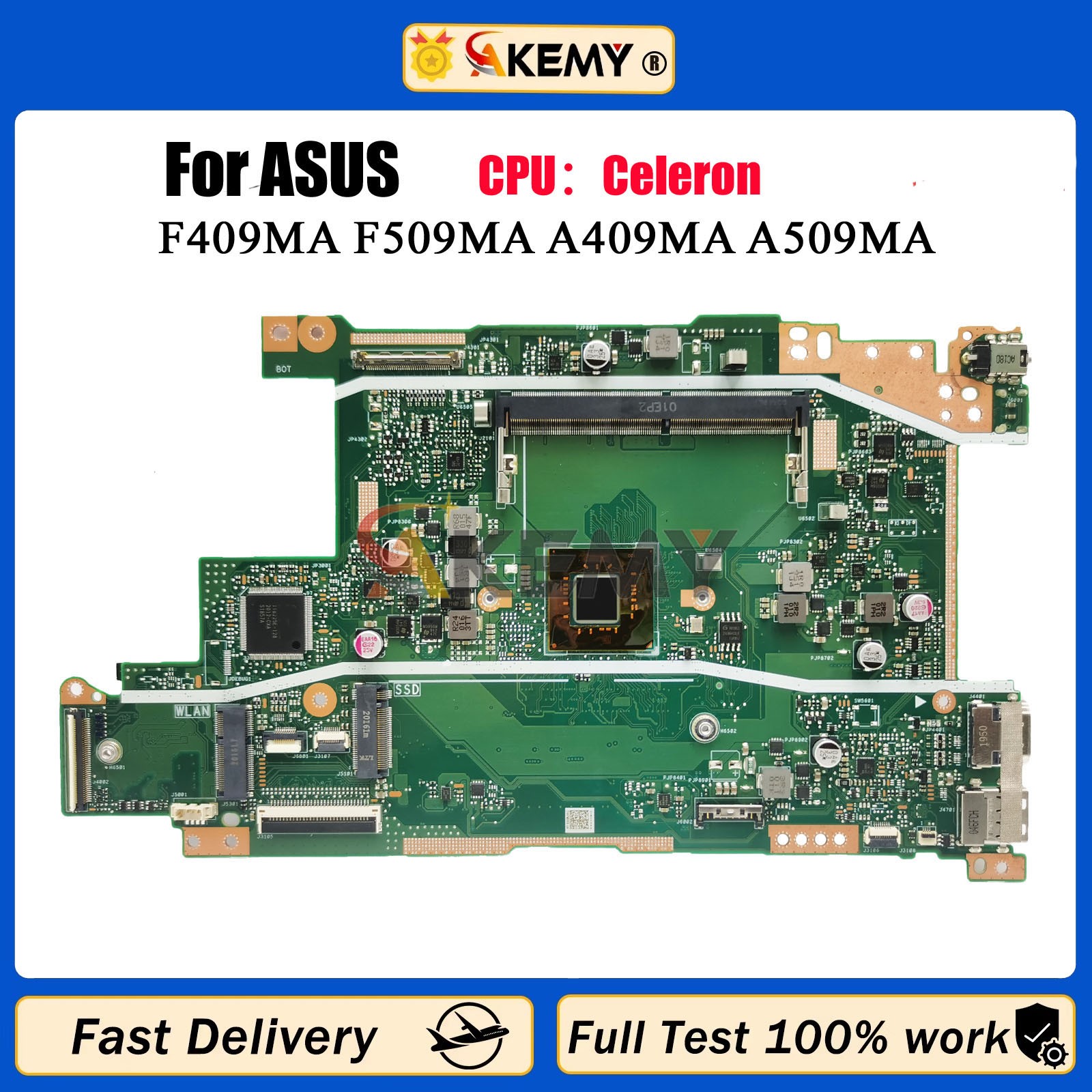 X409MA X509MA Mainboard For ASUS X409M X509M F409MA M409 M509 F509MA Tests OK