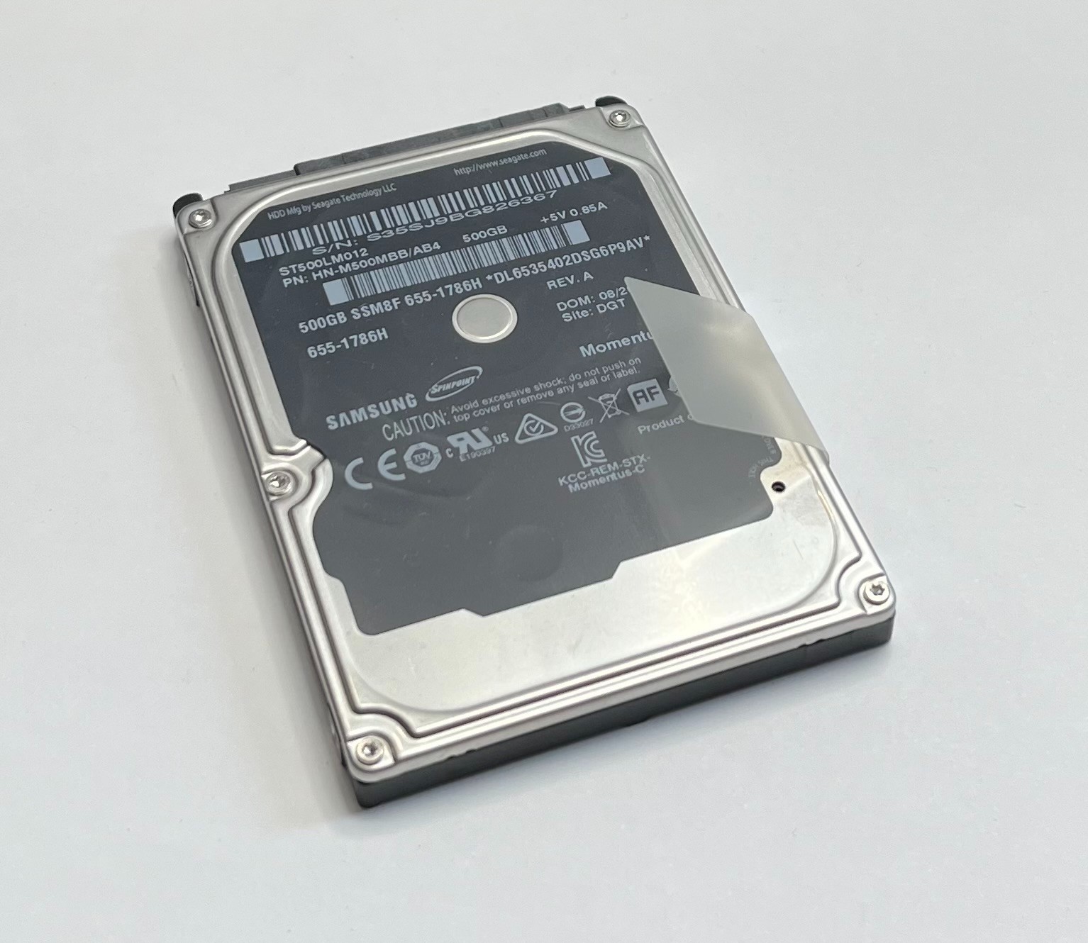 Seagate ST500LM012 Momentus Spinpoint M8 500GB SATA 5400RPM 2.5" HDD Drive