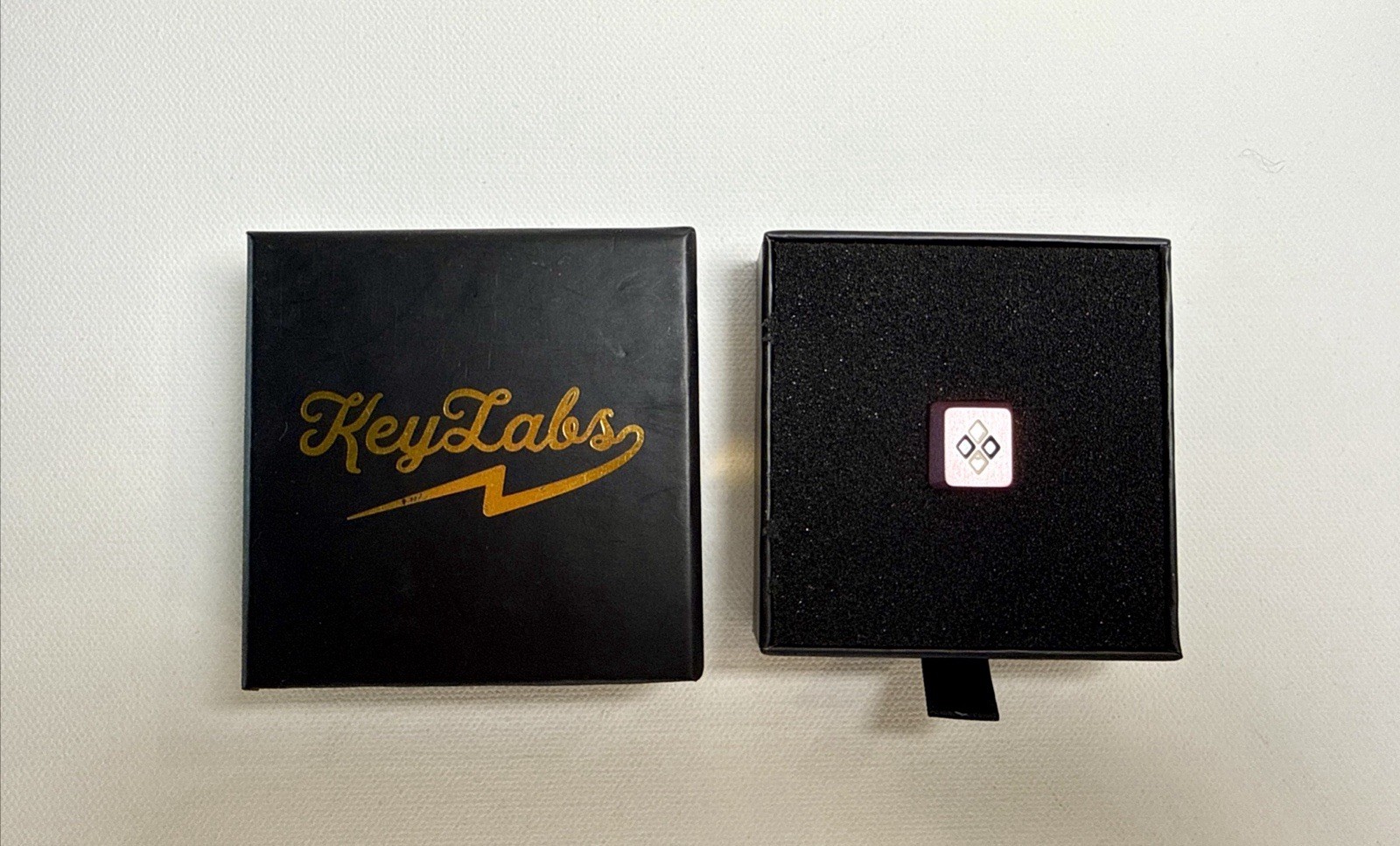KeyLabs Artisan Aluminum Keycap Pink Enamel MX Mechanical Keyboard Brand new