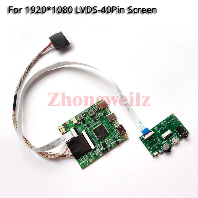 Driver Board For 40 Pin LVDS 15.6" 1920*1080 TYPE-C Mini-HDMI Kit Laptop Monitor