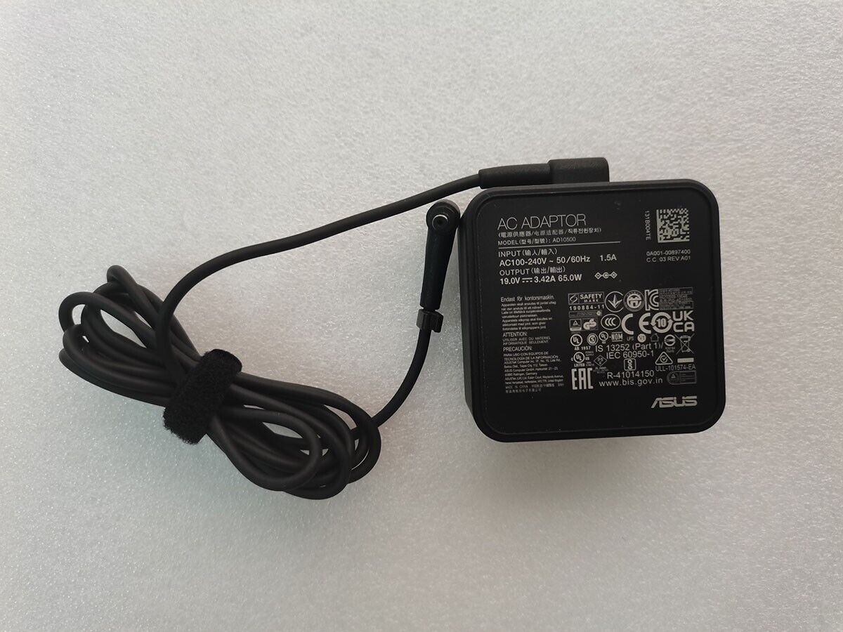 Original Asus 19V 3.42A AD10500 for Asus Vivobook 15 X513E 4.0mm 65W Charger New