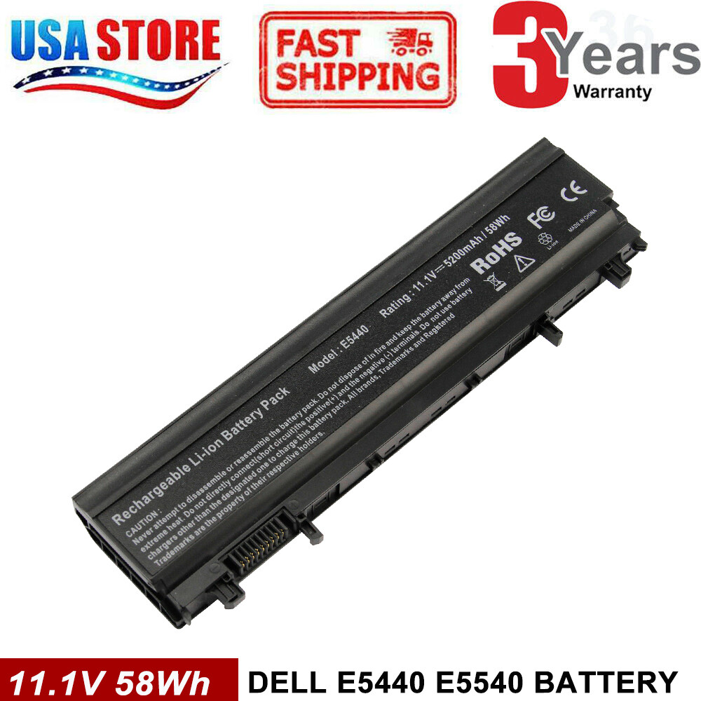For Dell Latitude E5440 E5540 Laptop Battery Type VV0NF NVWGM 6 Cell