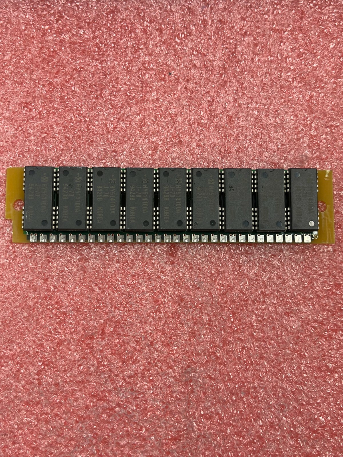 Vintage Hyundai 4MB x 9 - 70 SIMM 30-pin 9-Chip HYM594000AM-70 Memory Module
