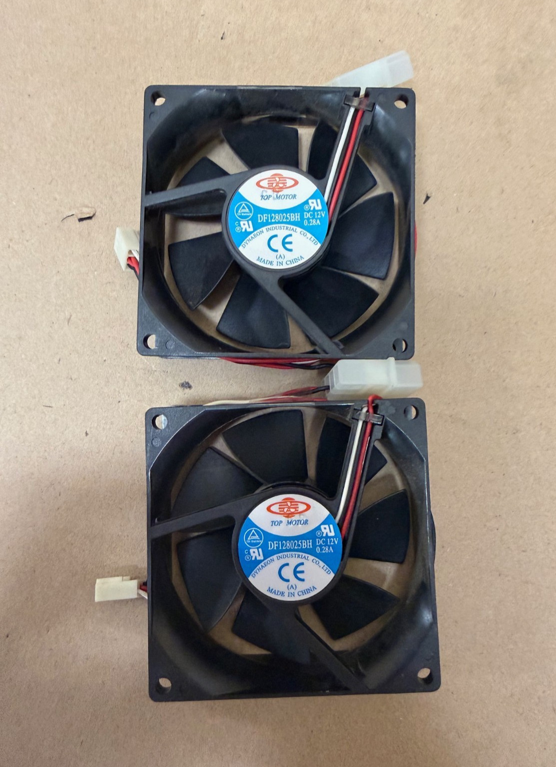Top Motor DF128025BH AeroCooler Fan - Lot of 2