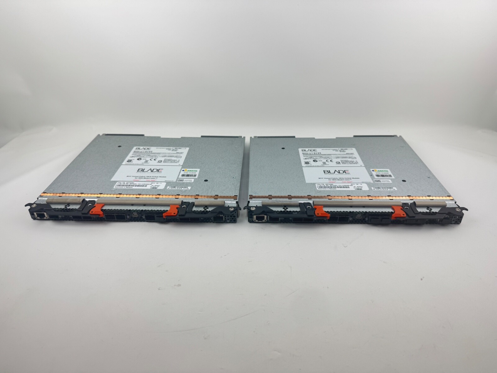 x(2) IBM 90Y9392 90Y9391 BN-JNC-F IBM BLADECENTER BNT VIRTUAL FABRIC 10Gb Module