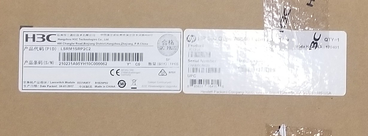 HP A9500 / H3C S9505E 360Gbps Fabric Module JC121A LSRM1SRP2C2