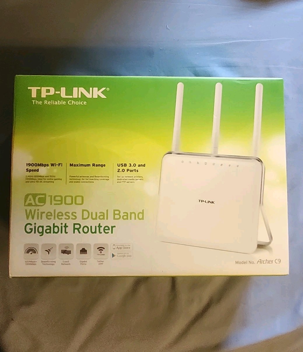 TP-LINK AC 1900 Archer C9 Wireless Dual Band Gigabit Wifi Router Open Box Tested