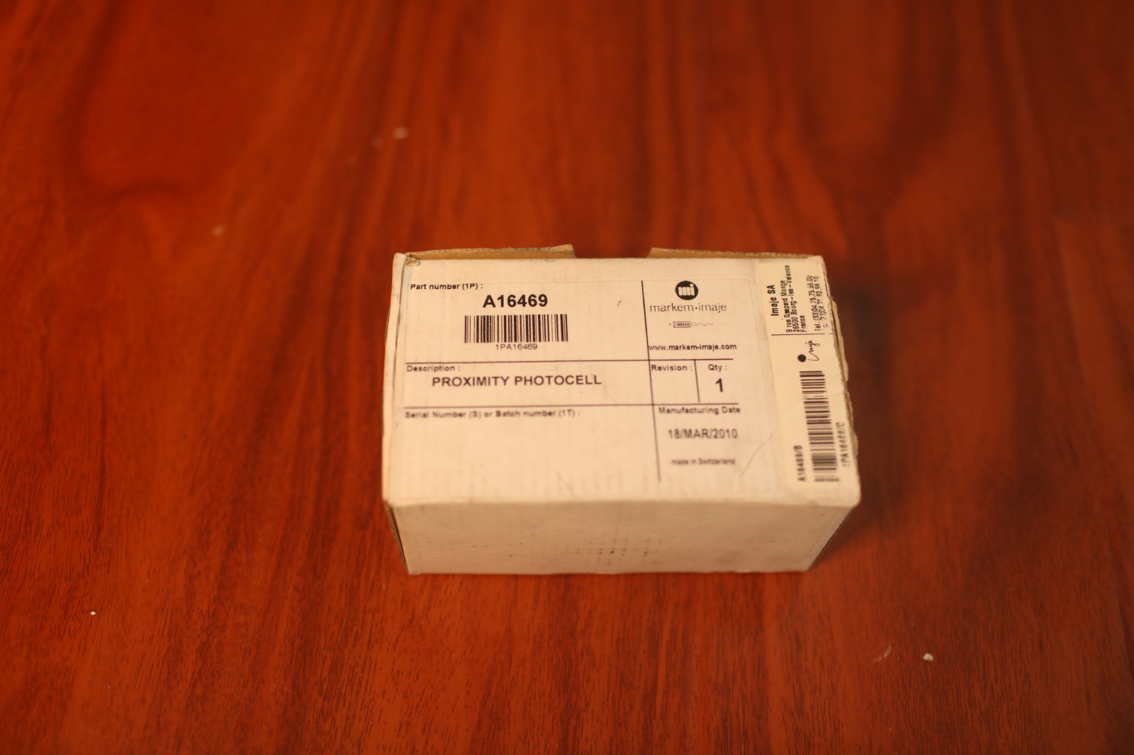 Markem Imaje A16469/B A16469 Optical Eye for S4/S8/9040 OEM, Original, New