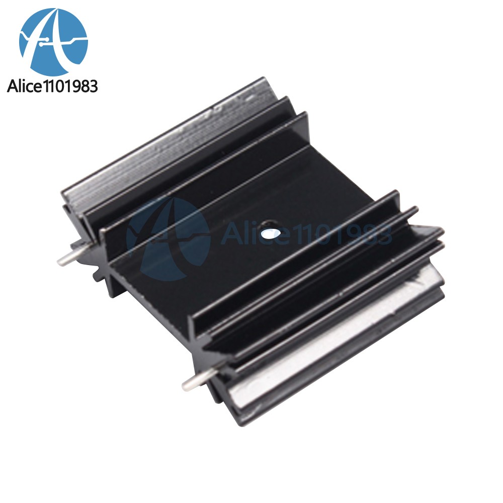 10PCS 34x38x12mm Aluminum Heatsink Cool Heat Sink TO-247 TO-220 Sound Transistor