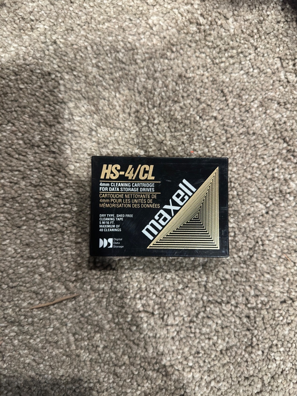 Maxwells HS-4/CL  4mm Cleaning Cartridge For DDS & DDS2 Data Storage Drives, New