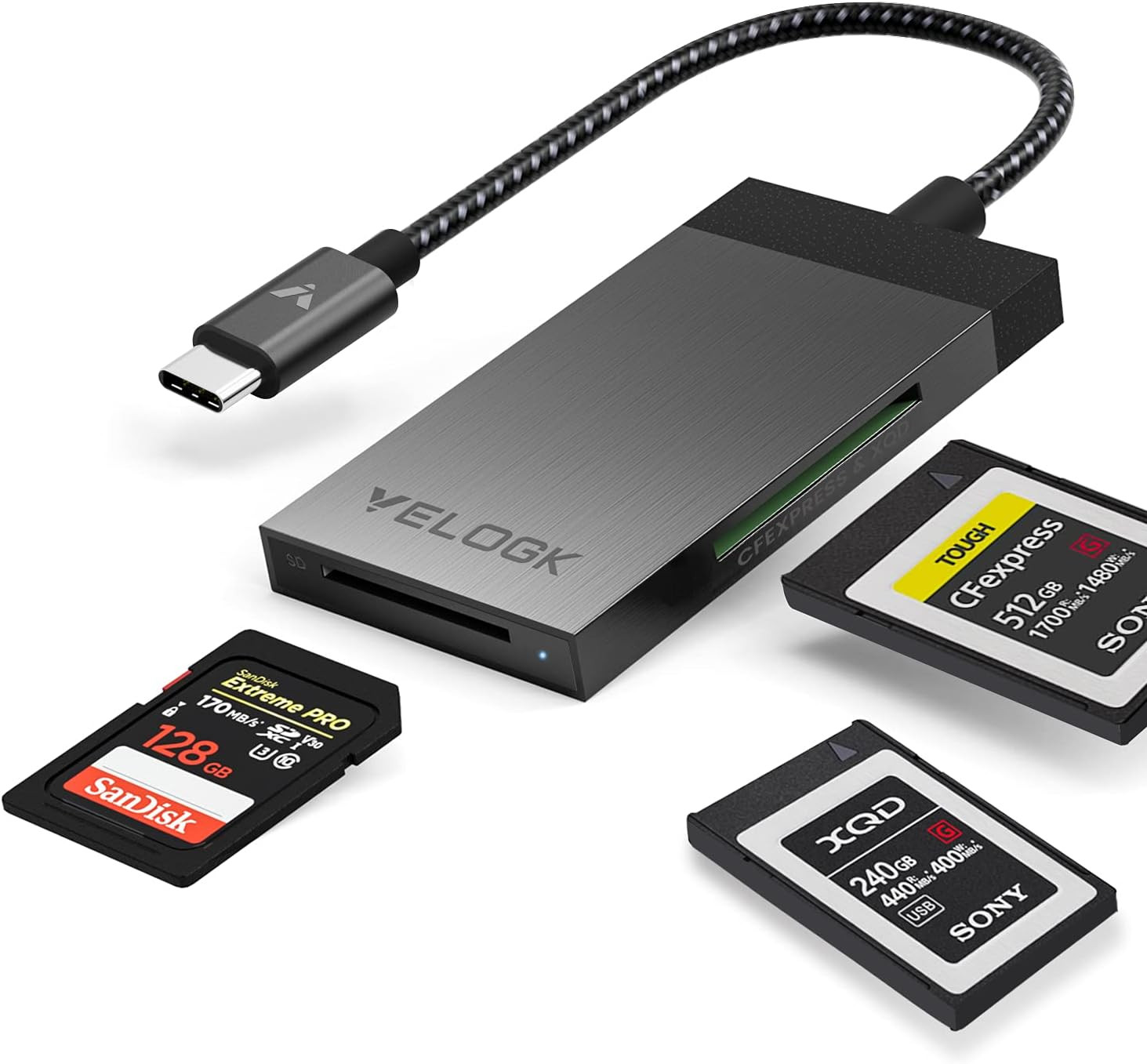 Lector De Tarjetas Cf, Adaptador De Lector De Tarjetas De Memoria Usb 3.0 A C...