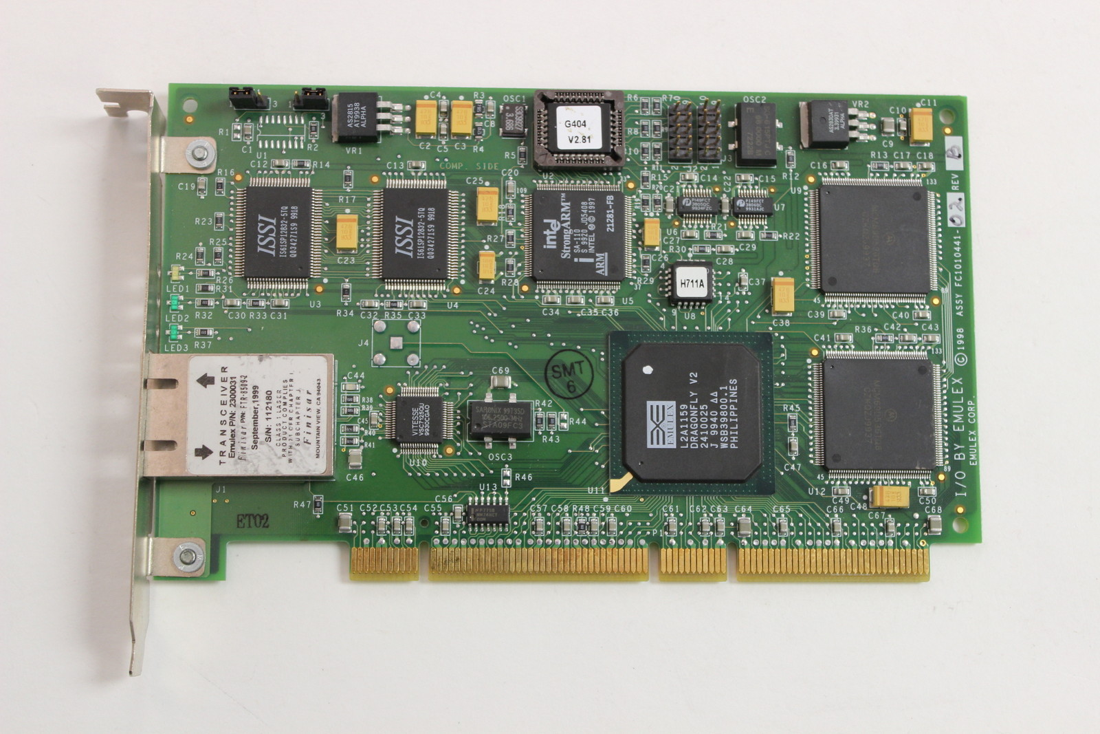 DEC DIGITAL DS-KGPSA-CX PCI FIBRE CHANNEL ADAPTER EMULEX FC1020016-02B FC1020016
