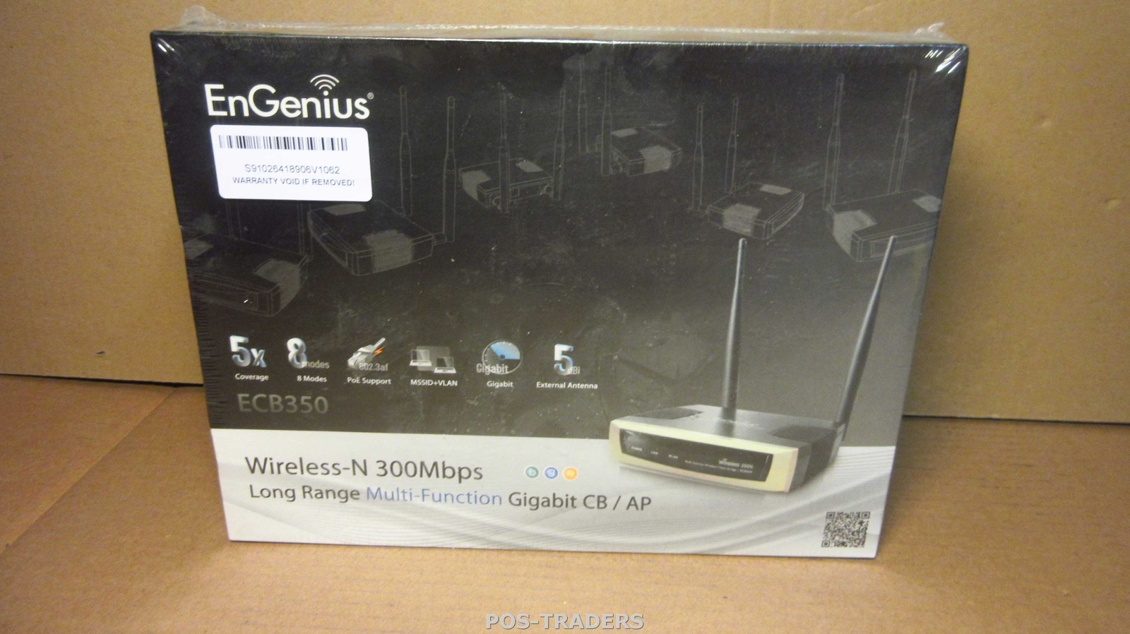 EnGenius ECB350 Wireless Indoor Access Point PoE 300Mbps 11n Long Range NEW NEW