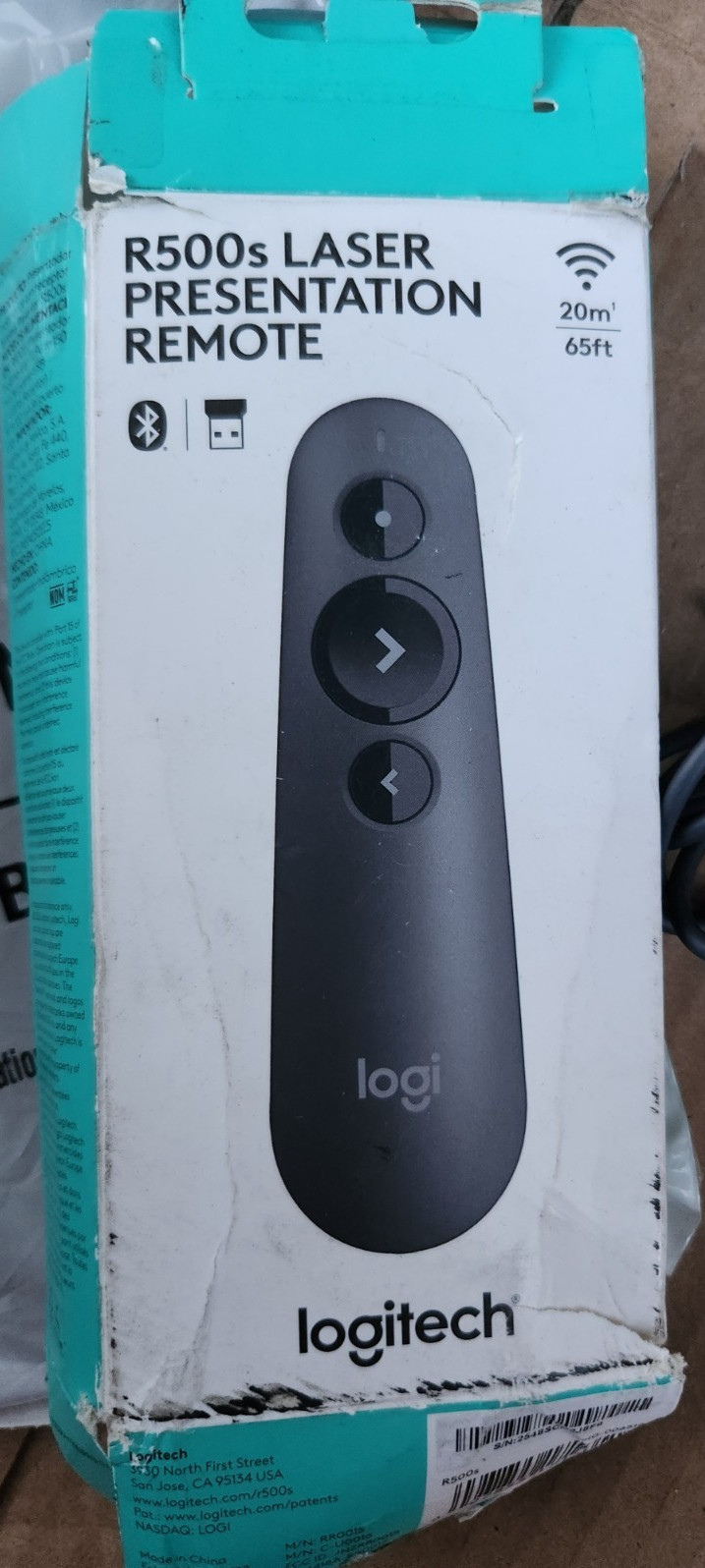 Logitech R500s Laser Presentation Remote
