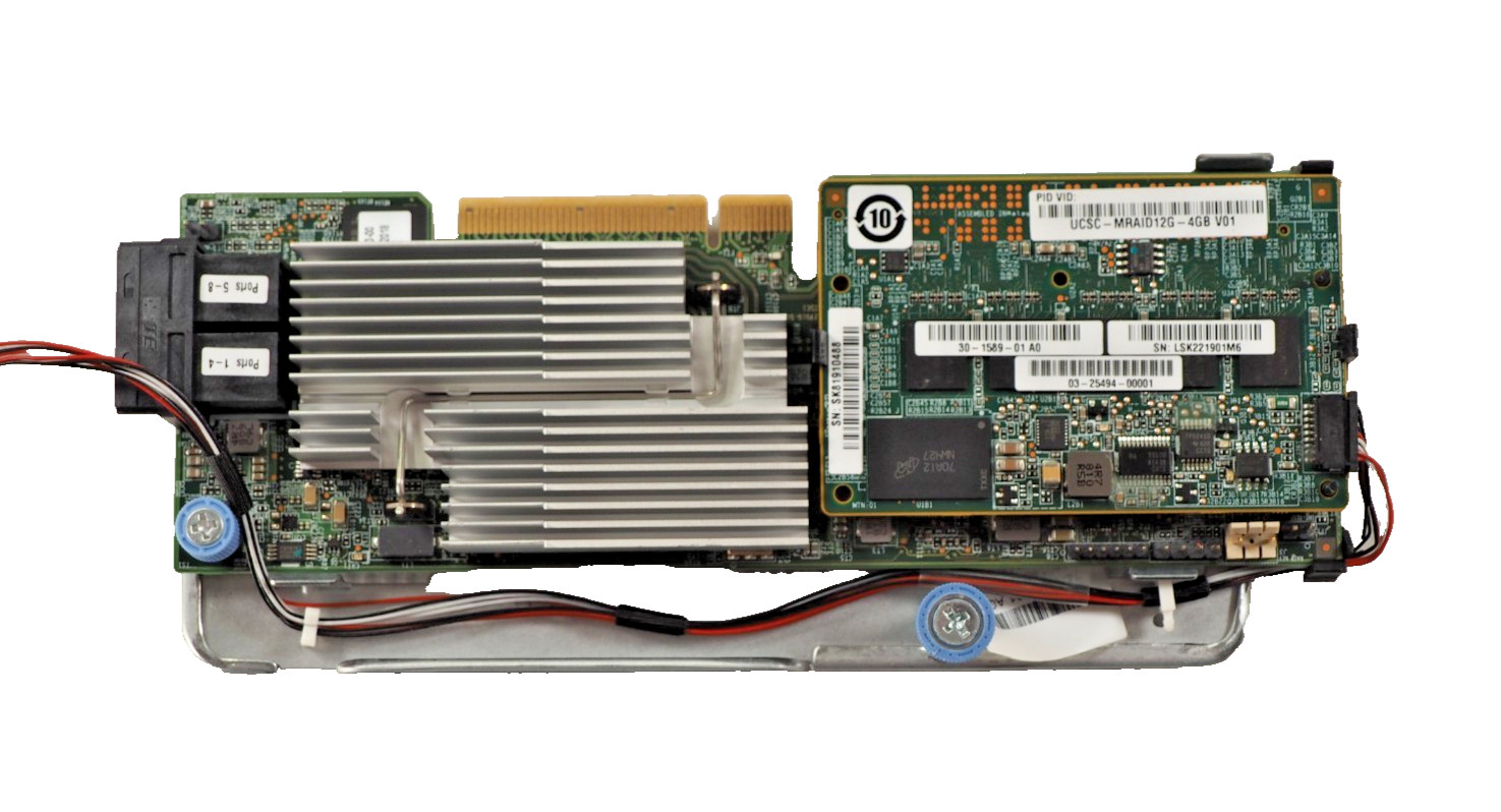 Lot of*43 Cisco UCSC-MRAID12G-4GB 12Gb/s PCIe x8 SAS RAID Controller Card