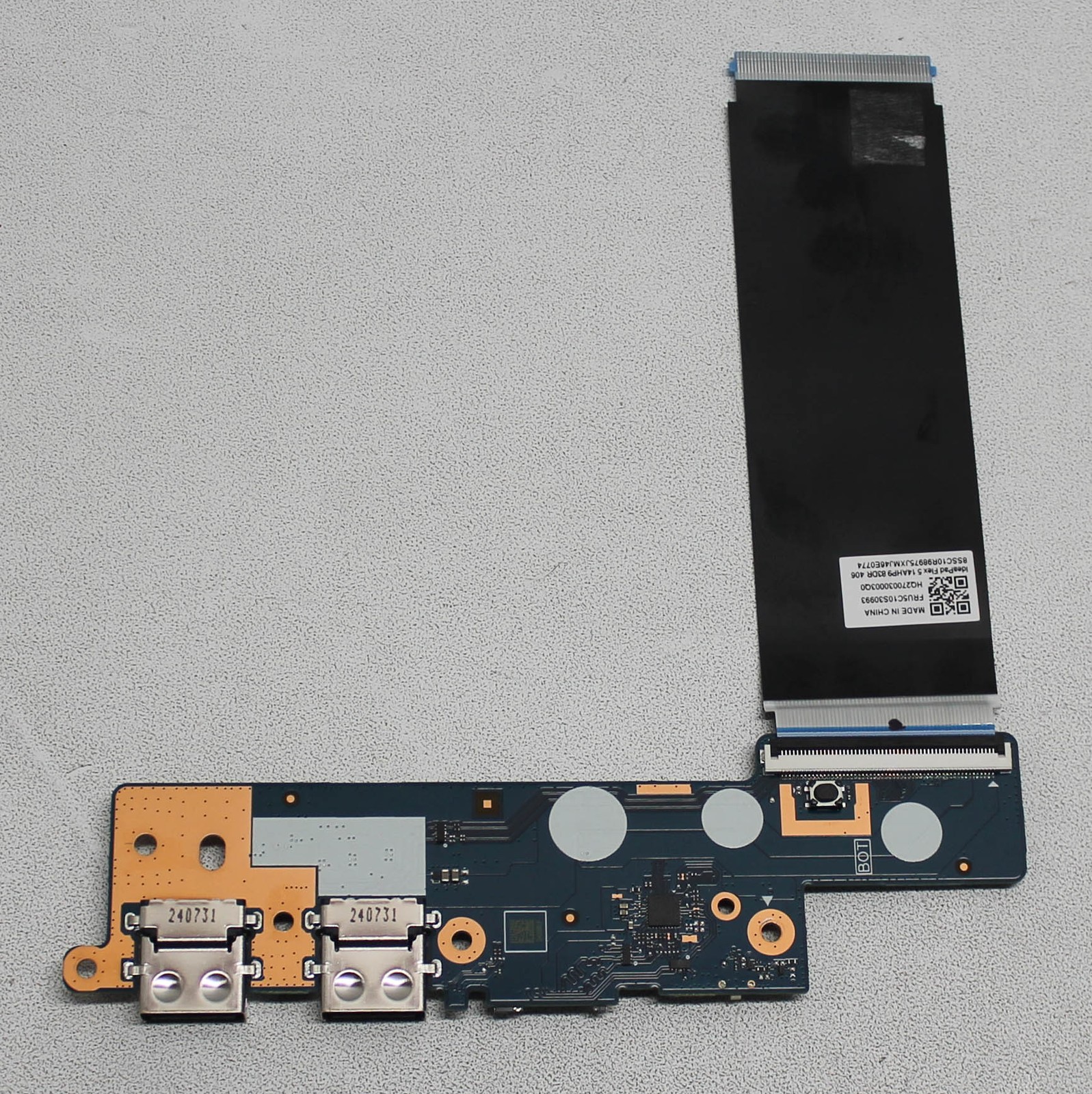 5C50S25647 LENOVO USB BOARD WITH CABLE H 83DR IDEAPAD 5 2-IN-1 14AHP9 "GRADE A"