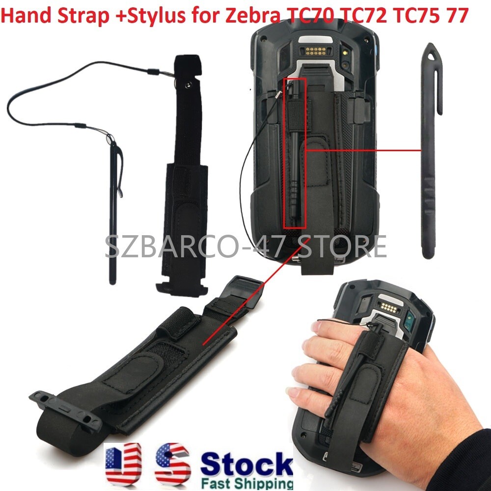 Hand Strap with Stylus for Zebra Symbol TC70 TC72 TC75 TC77 Barcode Scanner NEW