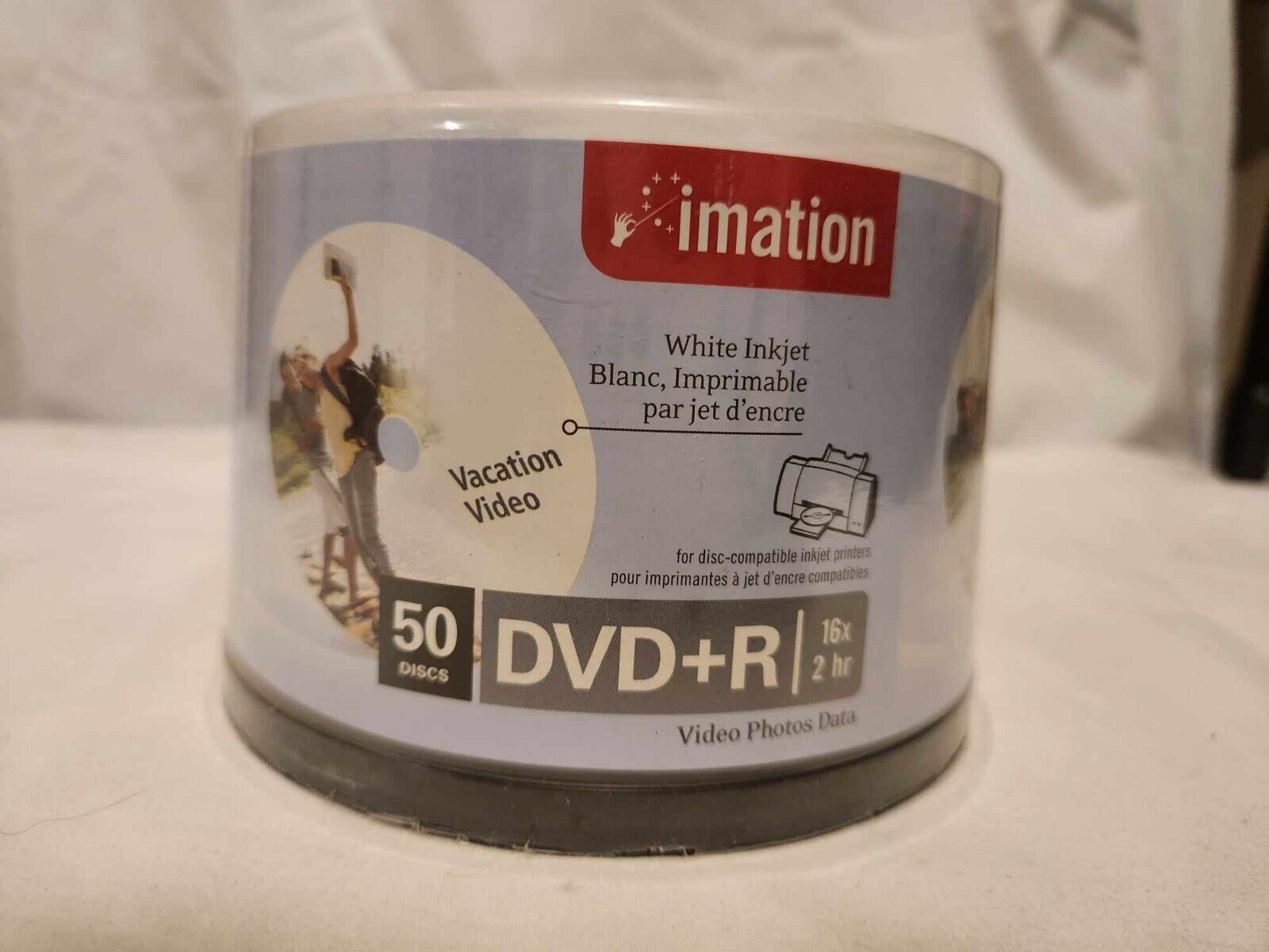 Imation DVD+R Recordable 50 Spindle Pack 16 x Speed , 120 Min, Blank Media
