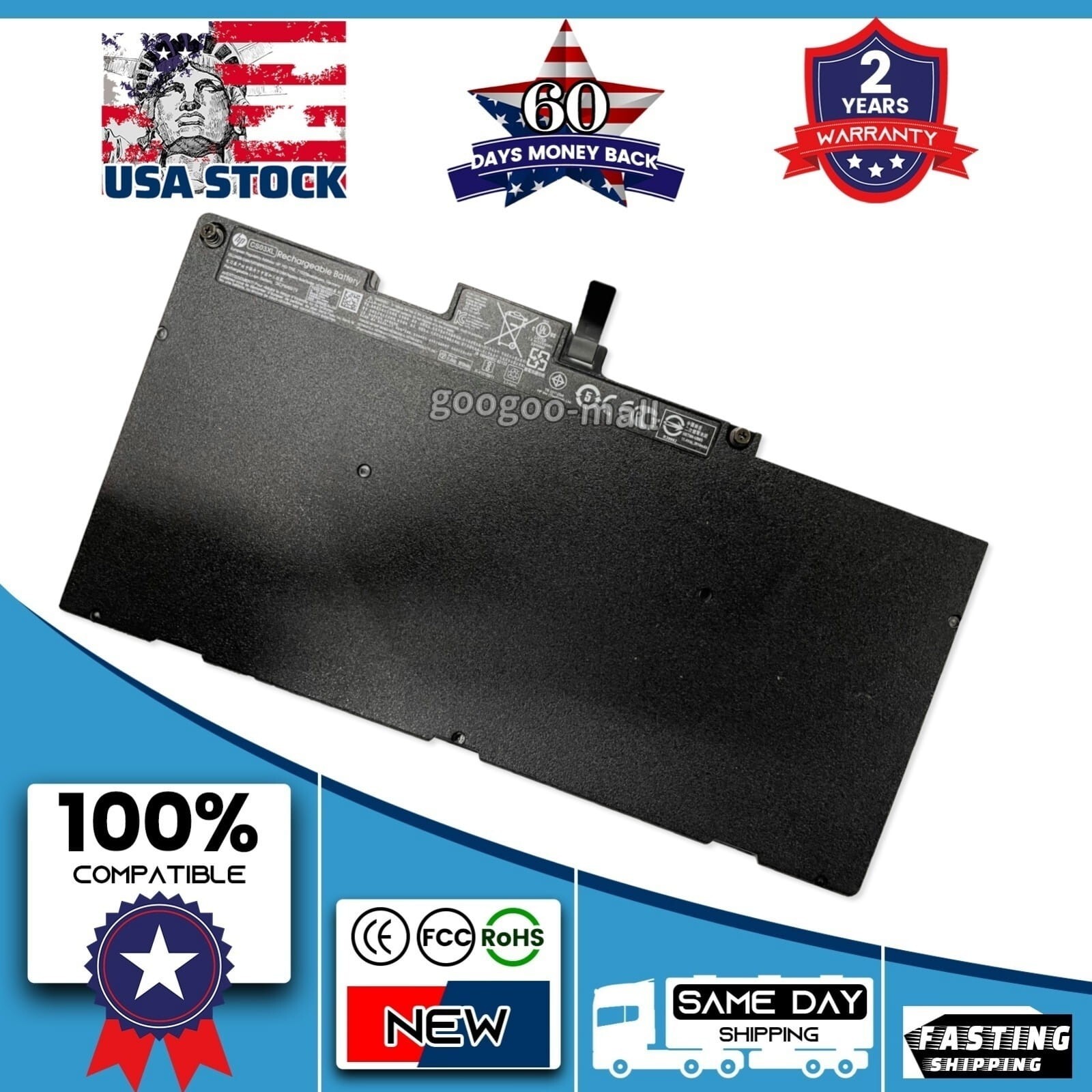 Genuine OEM CS03XL Battery for HP Elitebook 745 840 G3 G4 800513-001 854108-850