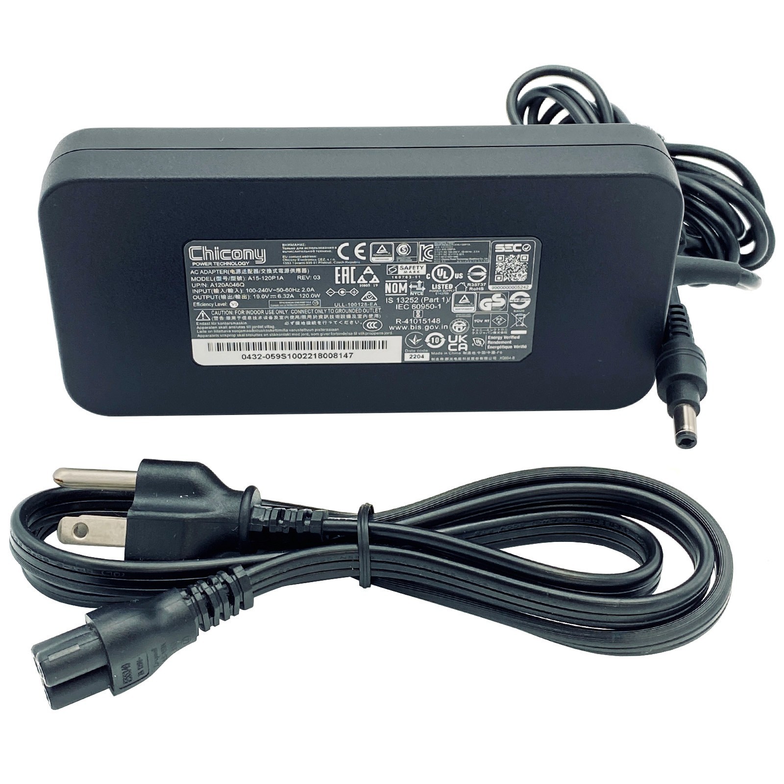 Genuine Chicony AC Adapter Power Supply For Intel NUC 11 Pro NUC11PAHi5