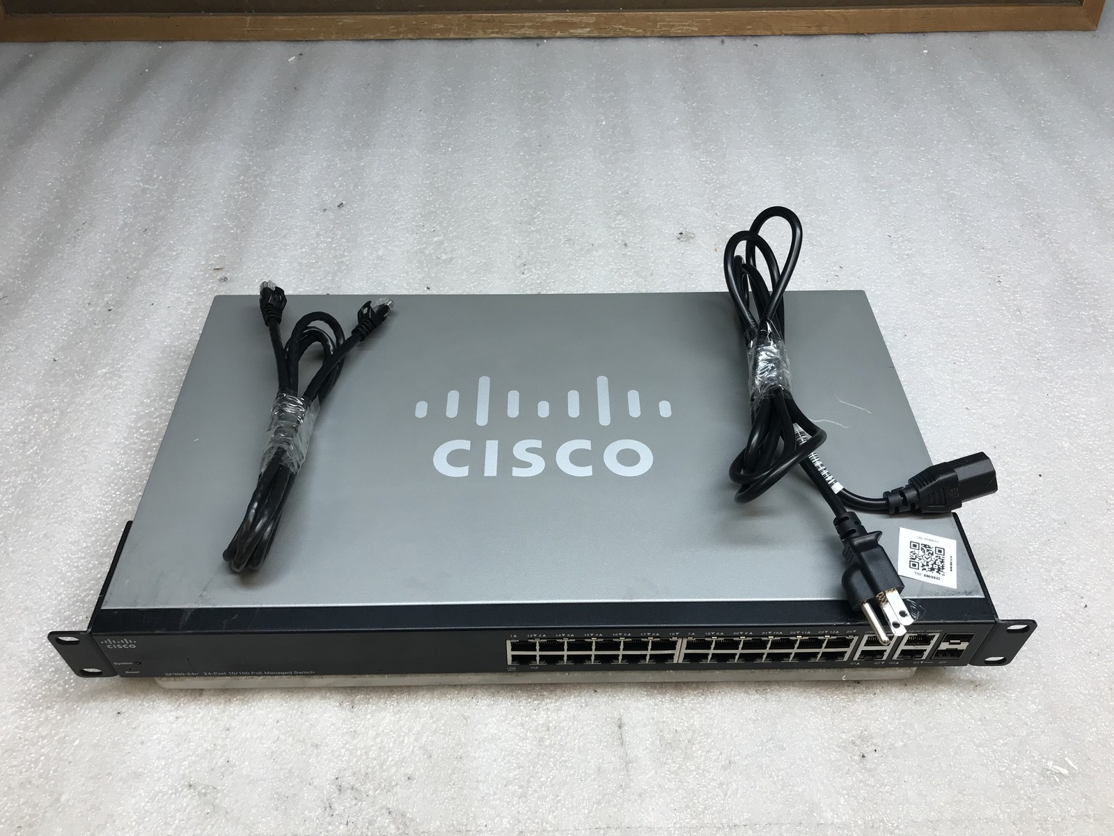 Cisco SF300-24P 24-Port 10/100 PoE Managed Ethernet Switch RACK EARS