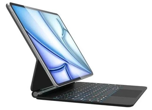 Keyboard Case for iPad Air 13 Inch (M3 2025/M2 2024),iPad Magic Keyboard Black