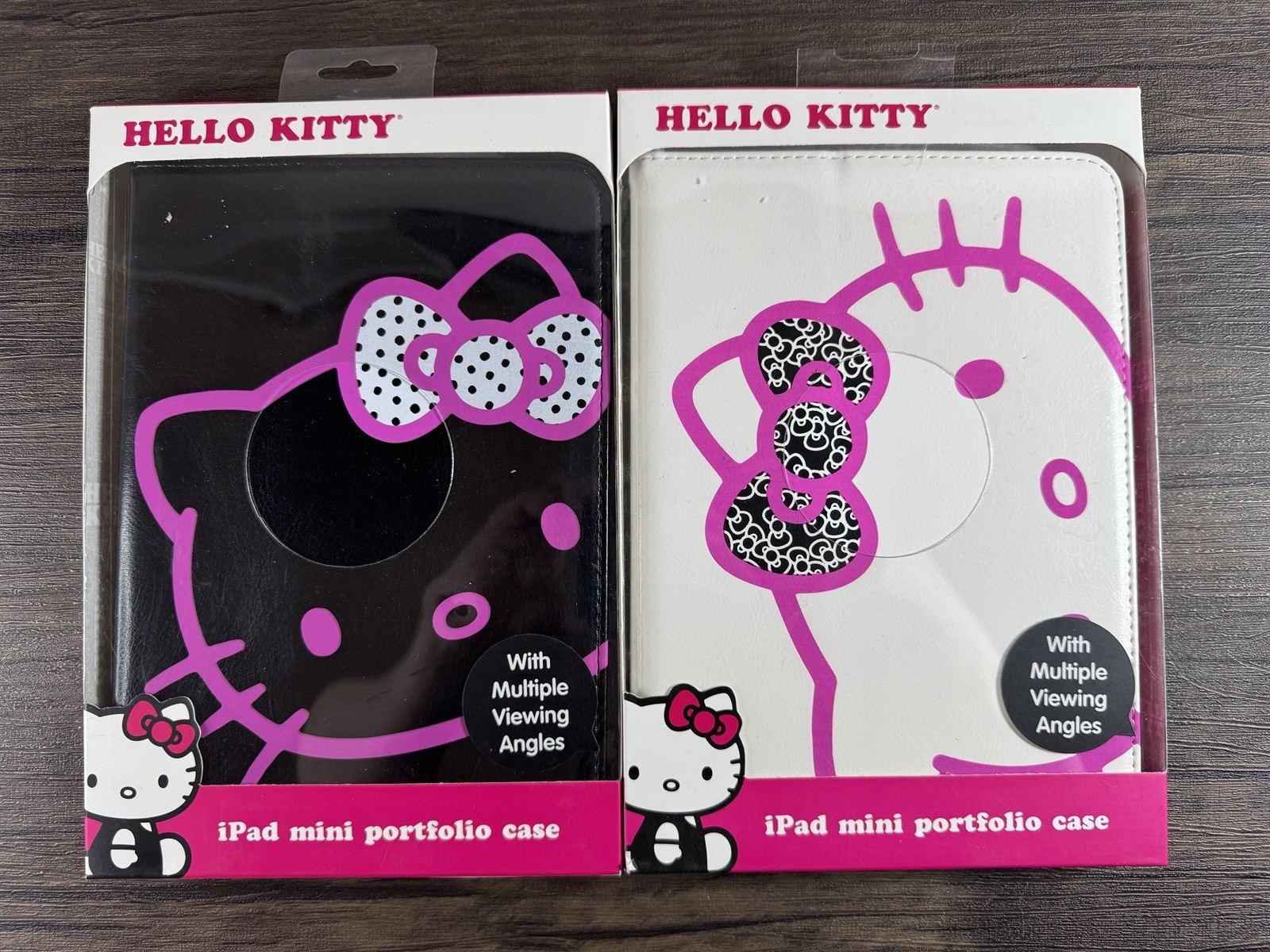 Hello Kitty- iPad Mini Portfolio Case w/Multiple Viewing Angles- Pick Your Color