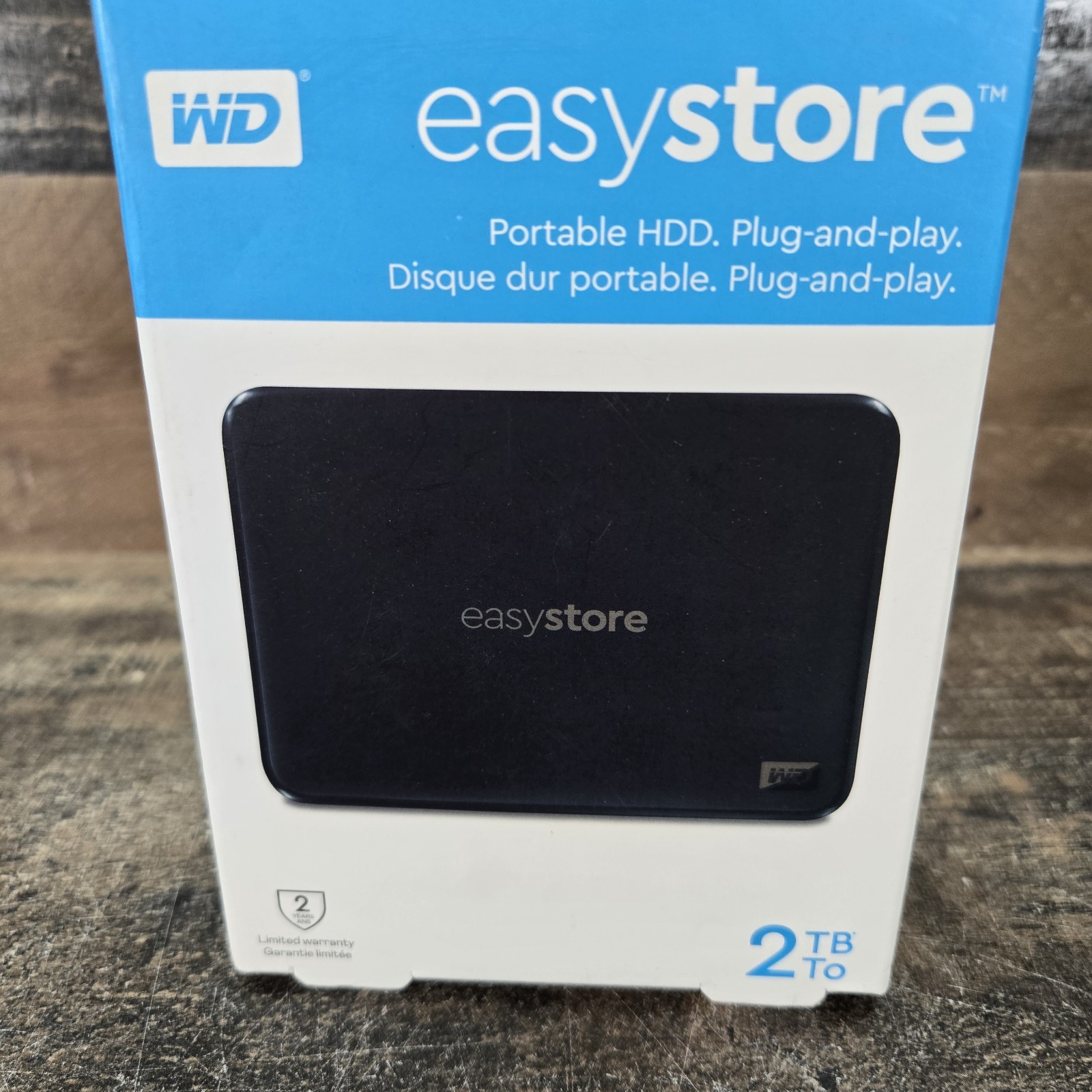 Western Digital Easystore Portable Hard Drive 2TB - New Open Box