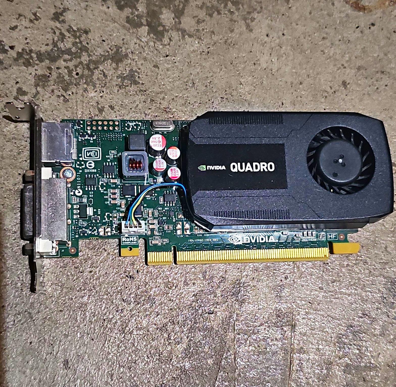 NVIDIA Quadro K600 PCIe x16 Small Form Factor (SFF) Graphics Card
