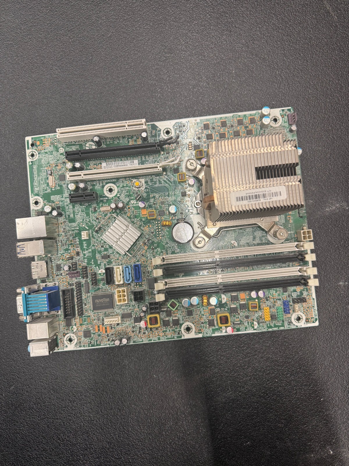 HP (657094-001) Mother Circuit Board Hewlett Packard w/ Heatsink