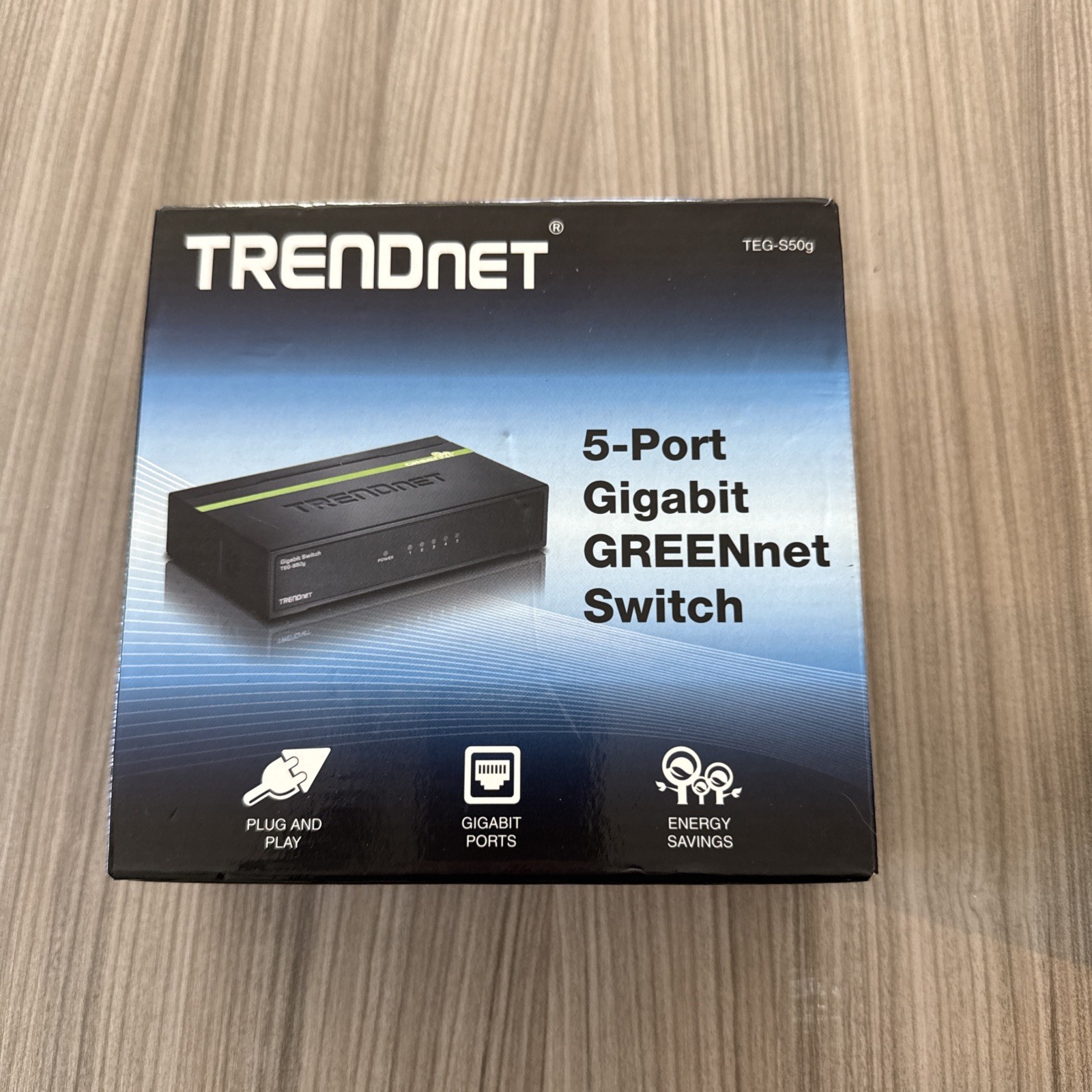 TRENDnet TEG-S50g 5-Port Desktop Unmanaged Gigabit Network Switch Ethernet 