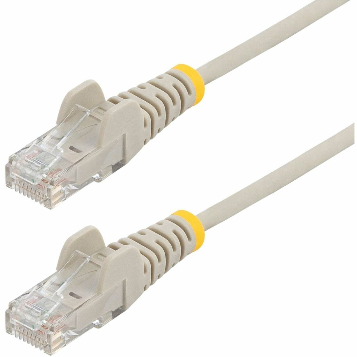 StarTech N6PAT10GRS 10ft Slim CAT6 Cable Gray RJ45 Snagless