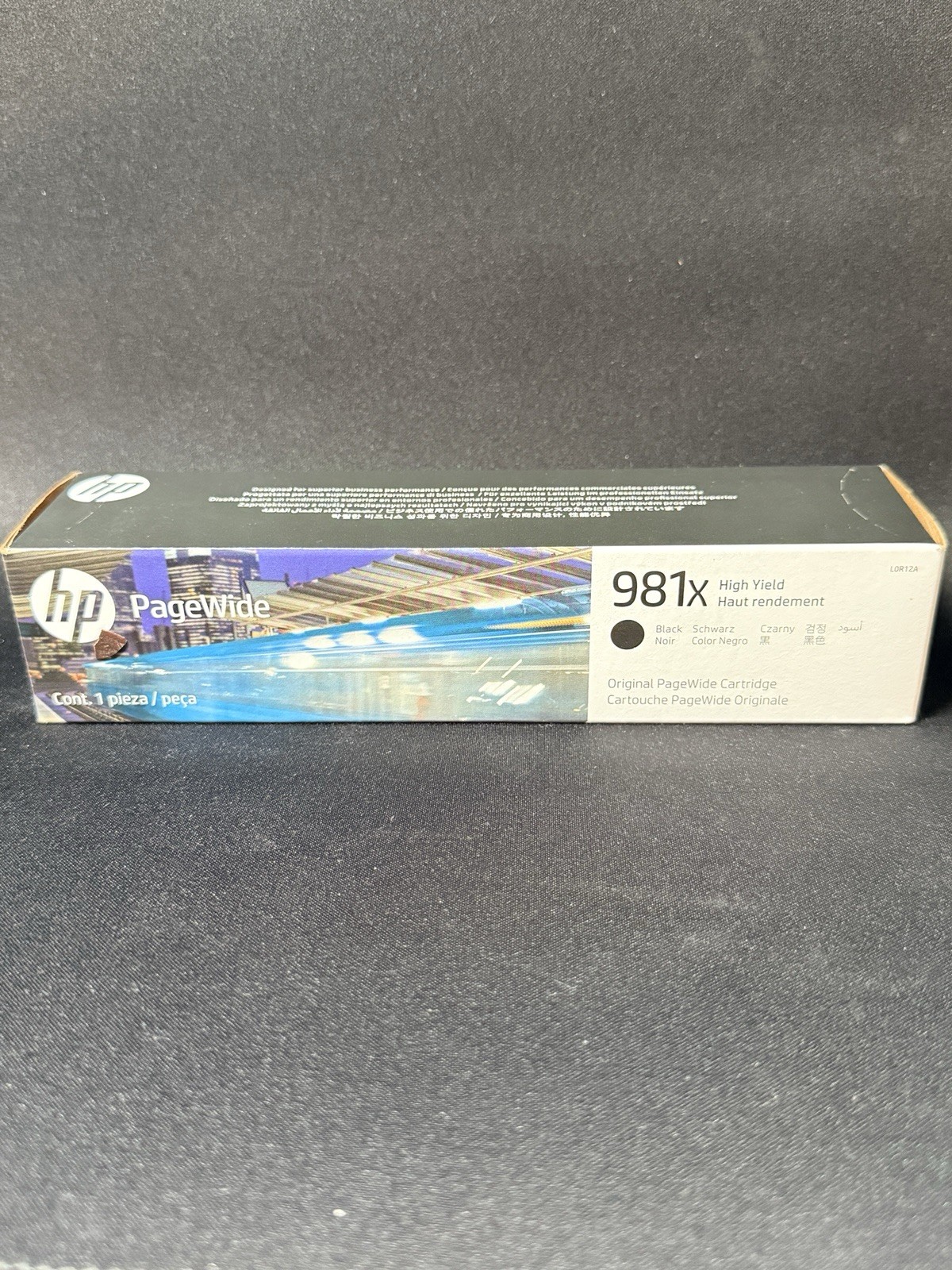 HP 981X Black PageWide Cartridge L0R12A Exp Apr 28