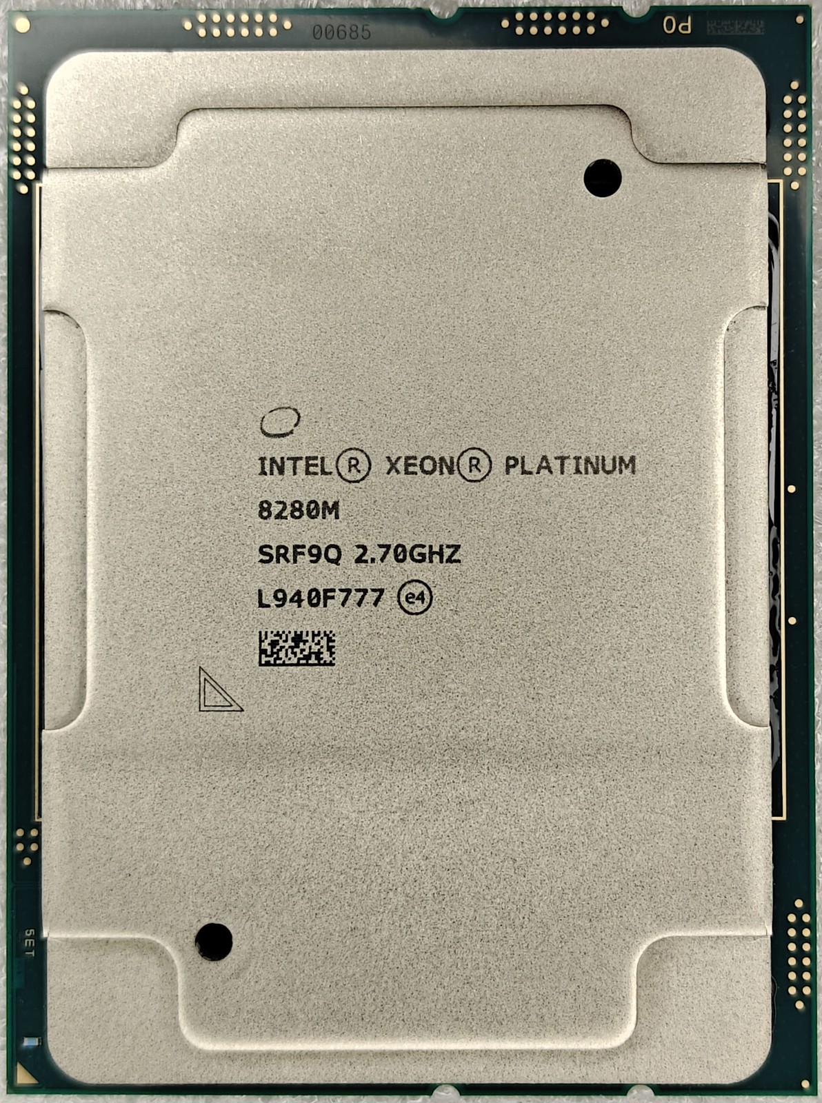 INTEL XEON PLATINUM 8280M CPU PROCESSOR 28 CORE 2.70GHz 38.5MB CACHE 205W SRF9Q