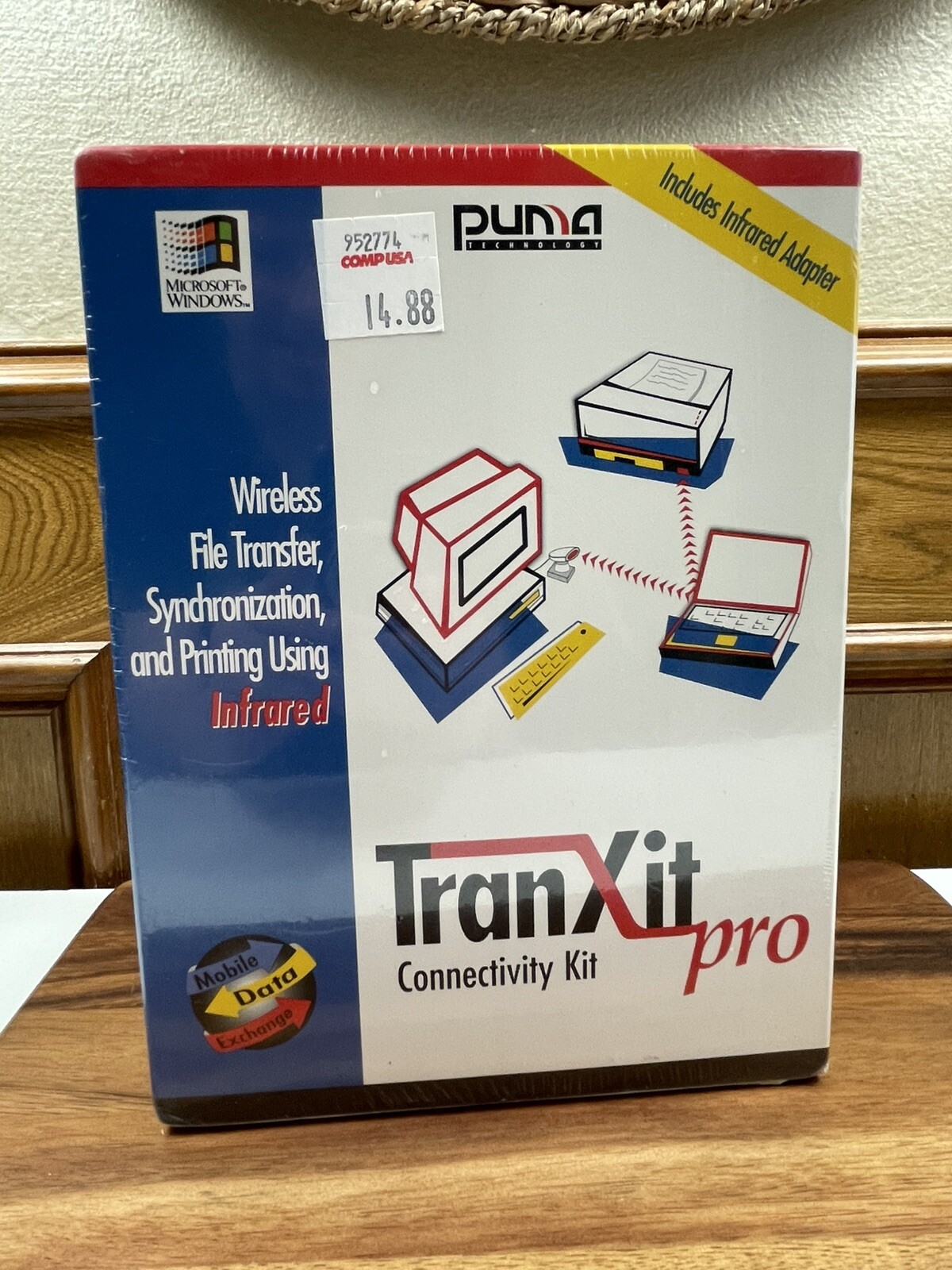 TranXit Pro Connectivity Kit Wirless File Transfer Infrared Microsoft Windows 96