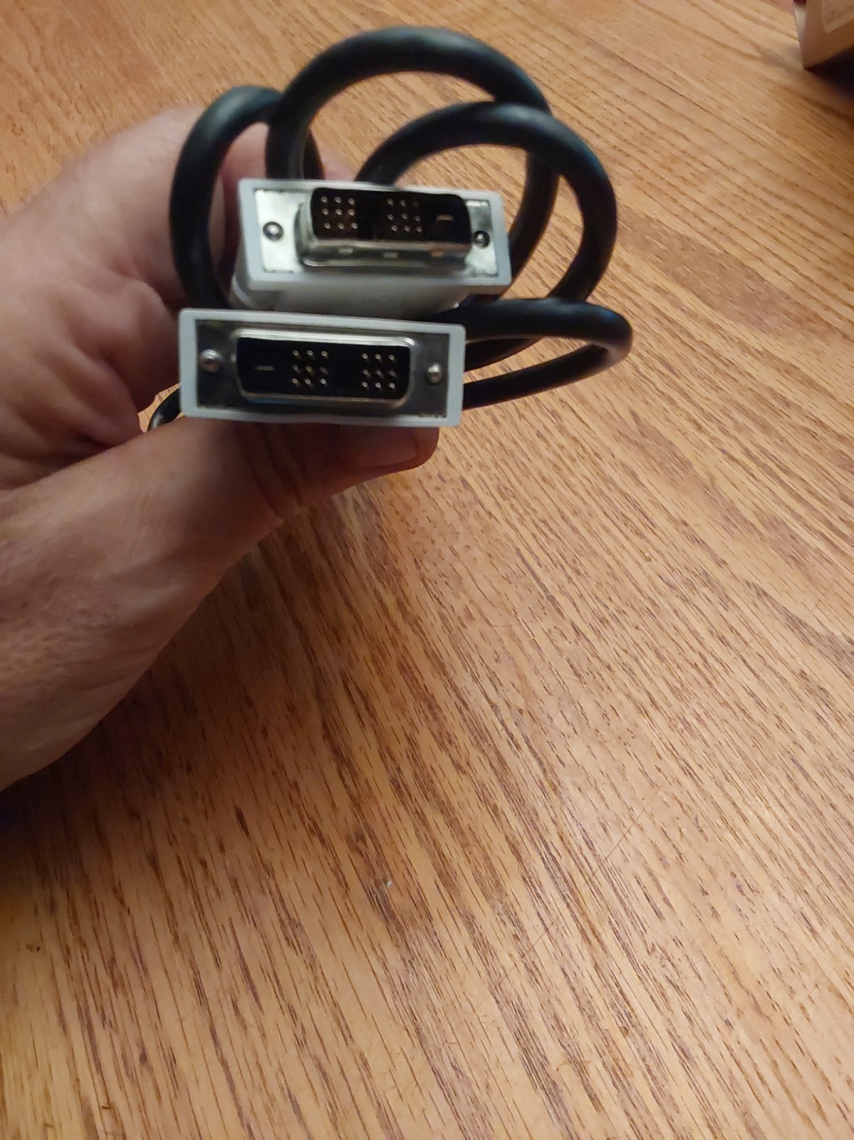 DVI-D Dual Link Male to Male Monitor Cable Black 1:1 Connection 6 Foot