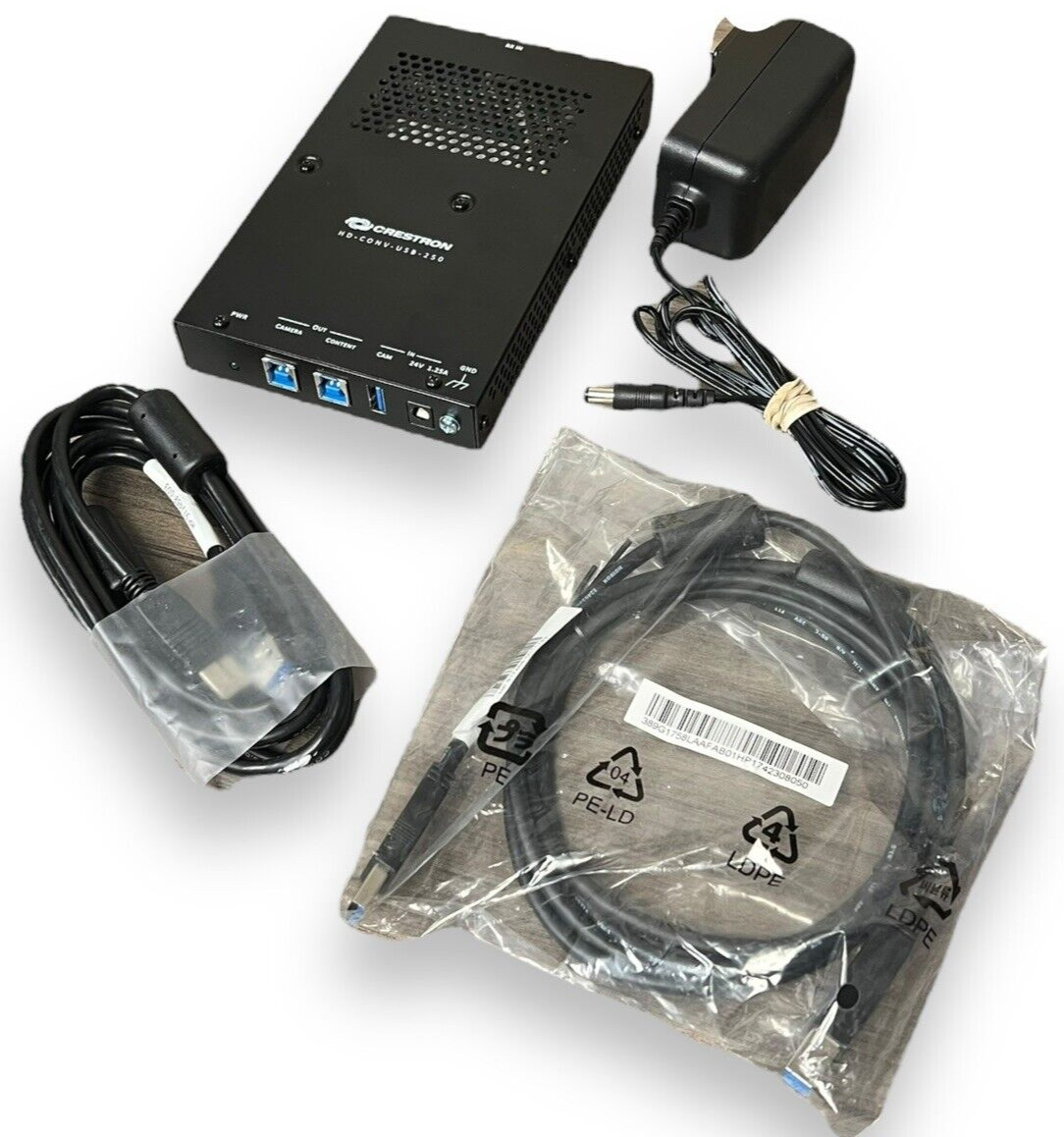 Crestron HD-CONV-USB-250 - TESTED w/ AC ADAPTER + (2) 3.0 USB's