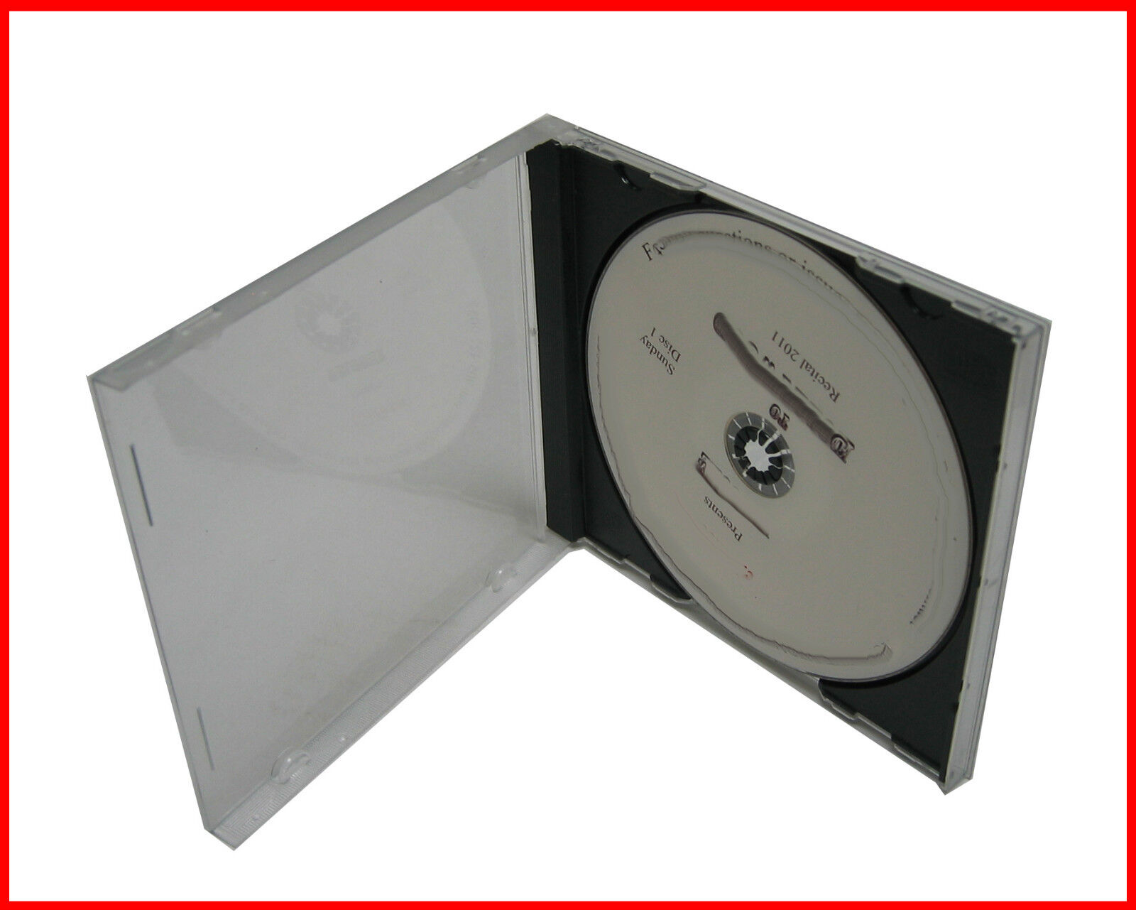 NEW 10.4 mm Single CD Replace Jewel Cases W Black Tray 50 Pk/Set Holds 1 Disc