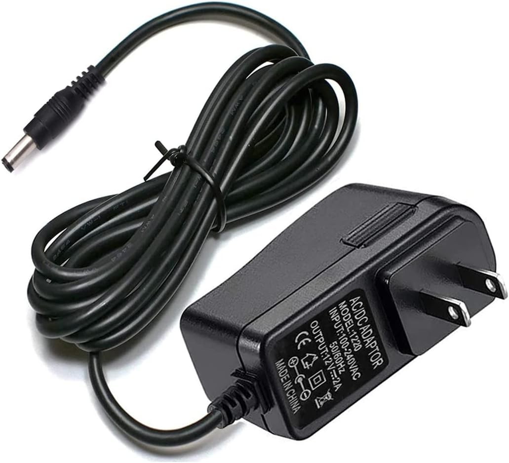 12V AC Power Cord Fit for WD Western Digital My Book Essential External Black 