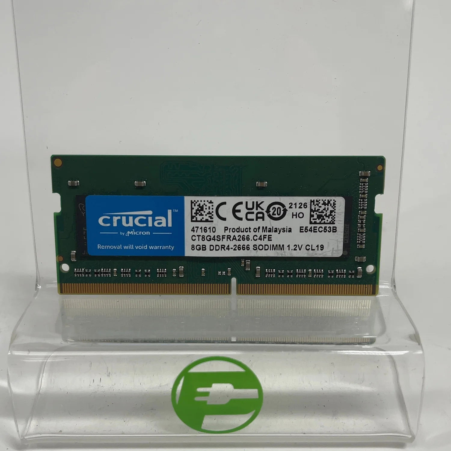 Crucial Micron 8GB (1x8GB) RAM DDR4 2666MHz CT8G4SFRA266