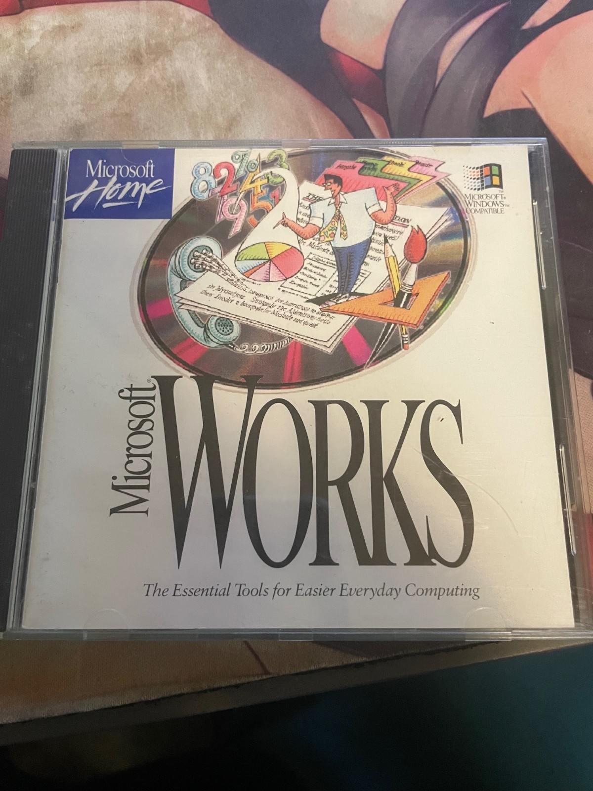 Microsoft Works 3.0 for Windows 3.1, complete with case and manual