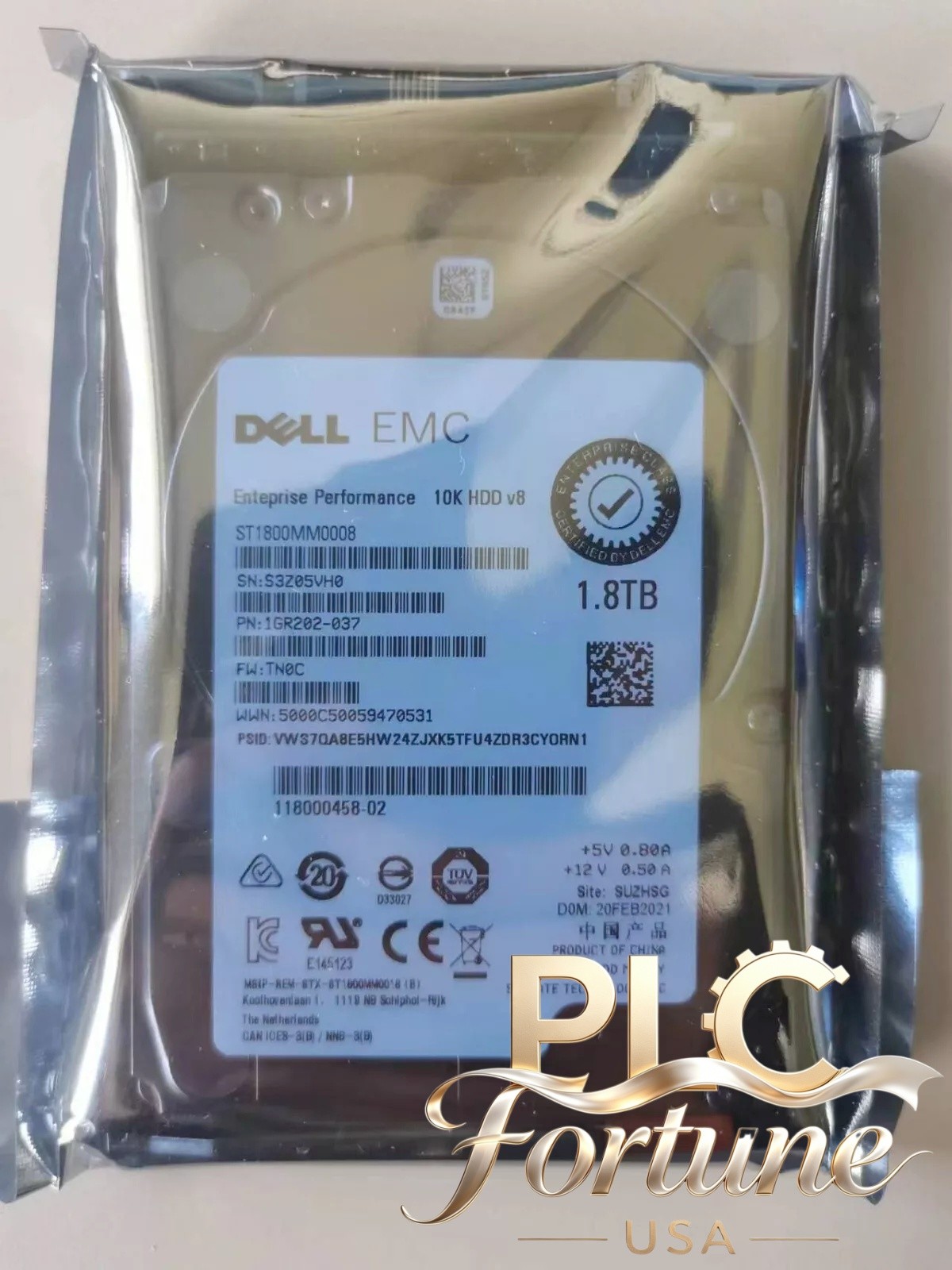 New EMC D4-2S10-1800 005053143 005053142 1.8TB 10K 12Gbps 2.5" SAS HDD Unity