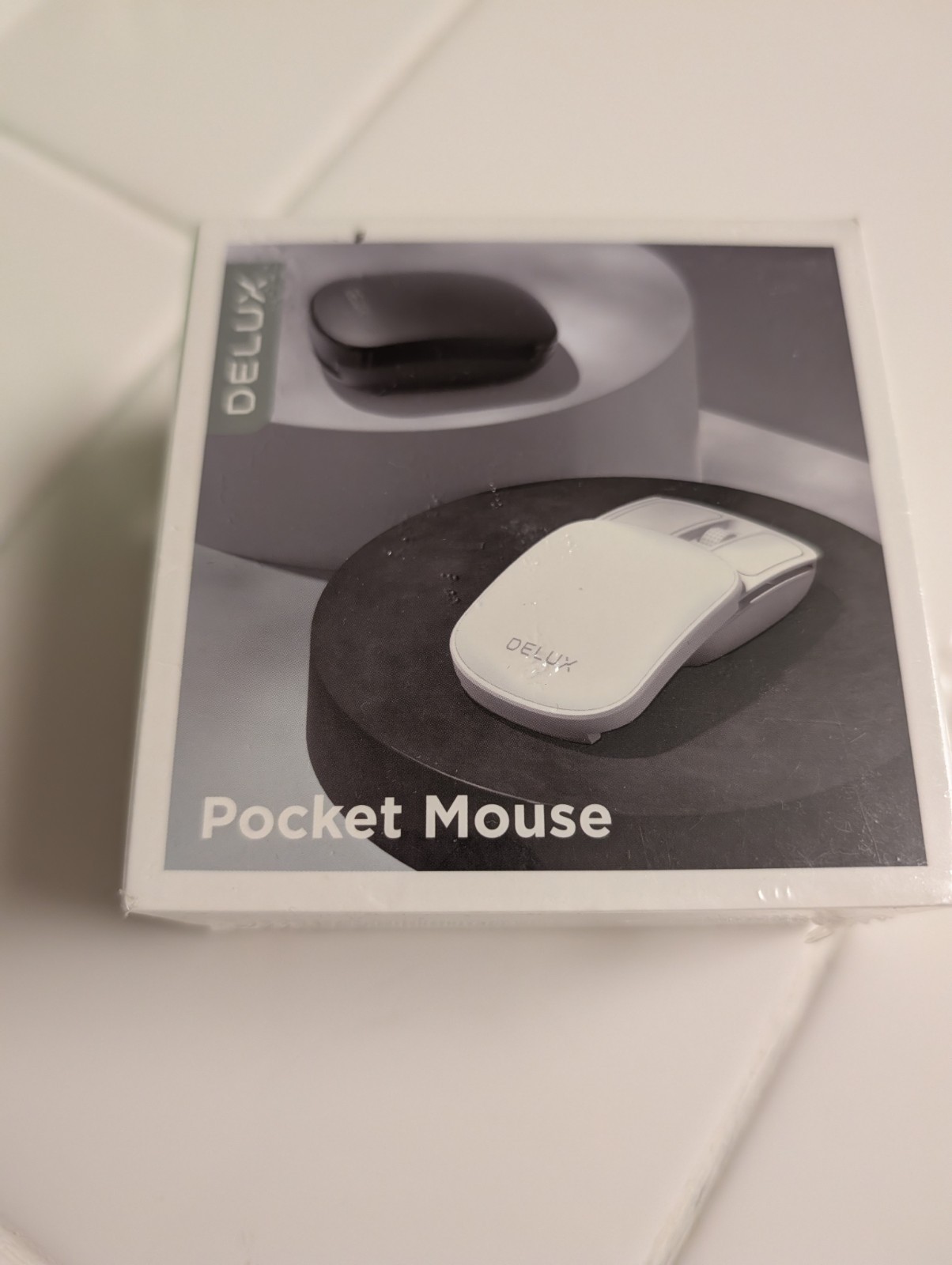 DELUX Wireless Bluetooth Pocket Mouse, 2-in-1 Sliding Mouse, Foldable and...