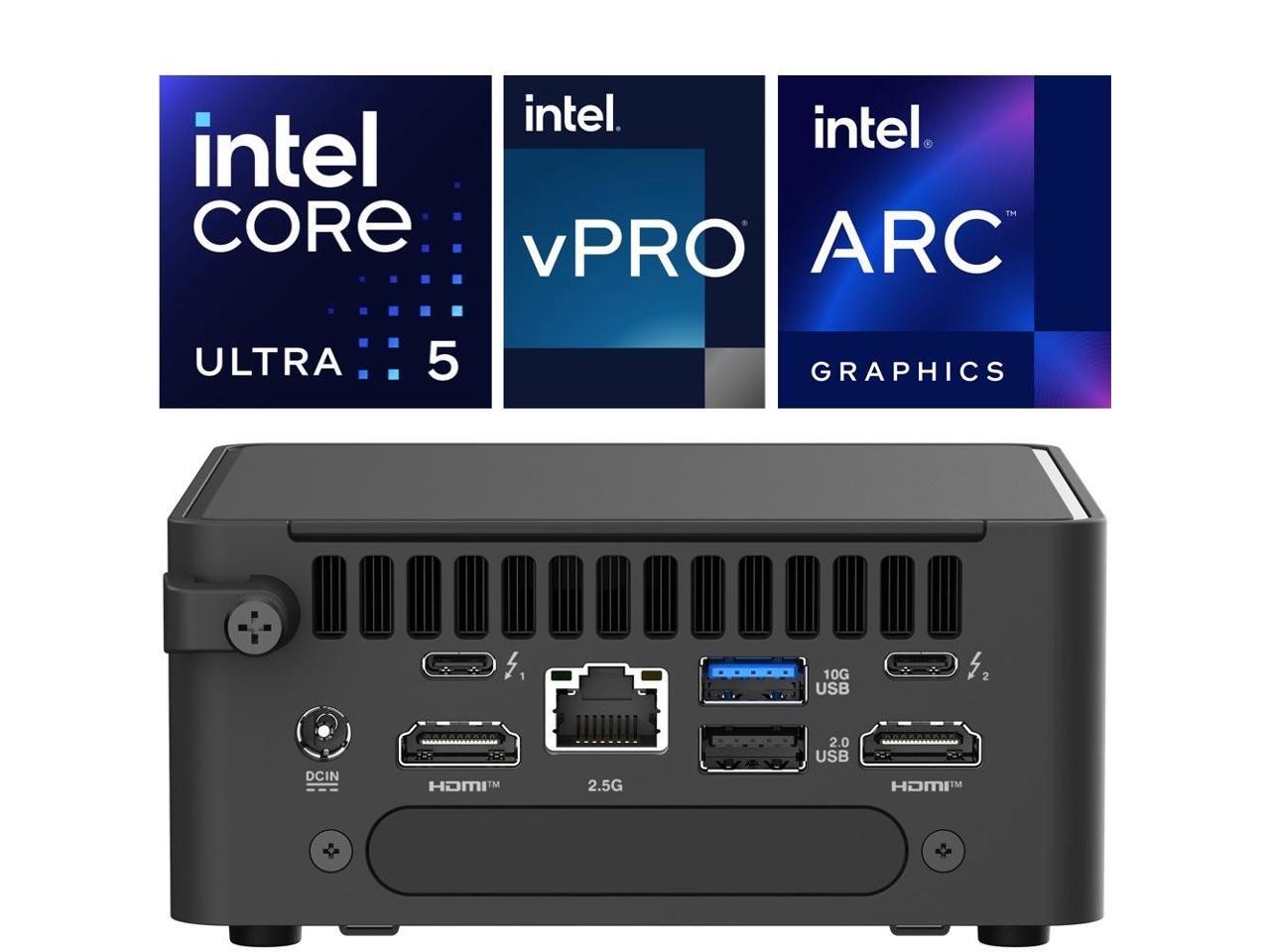 Asus NUC 15 Pro NUC15CRHV5 Barebone Mini PC - Intel Core Ultra 5 235H - 96 GB DD