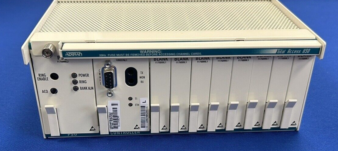 NEW ADTRAN Total Access 850 Remote Access Server RCU PSU Bundle 4203376L1#AC🟦