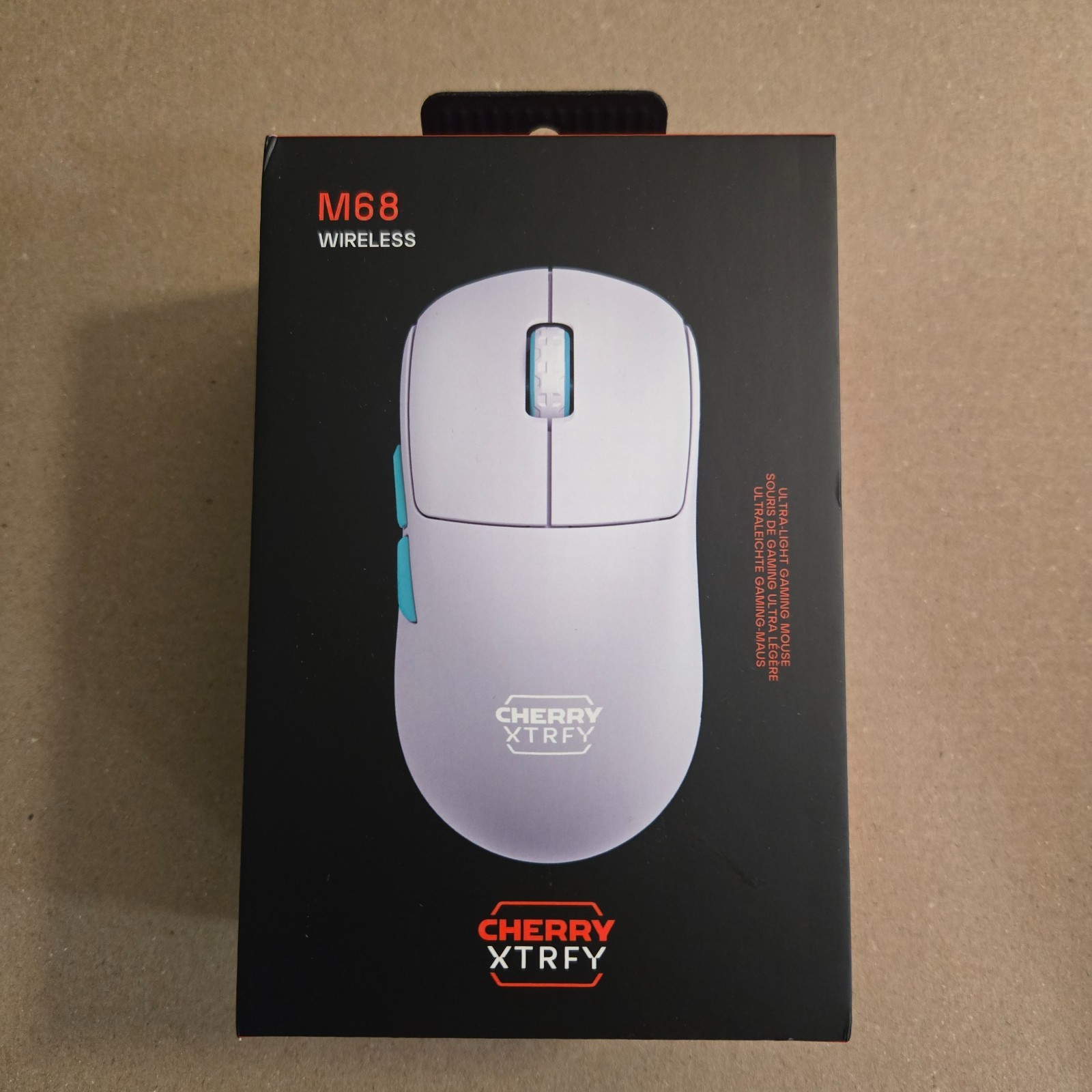New CHERRY XTRFY M68 Ultra-Light Gaming Mouse Wireless (White) Ships Same Day