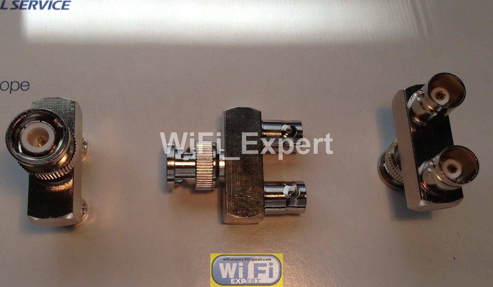 1 x BNC Male to Two BNC Female jack Triple Y in Series Adapter Connector 3 Way A