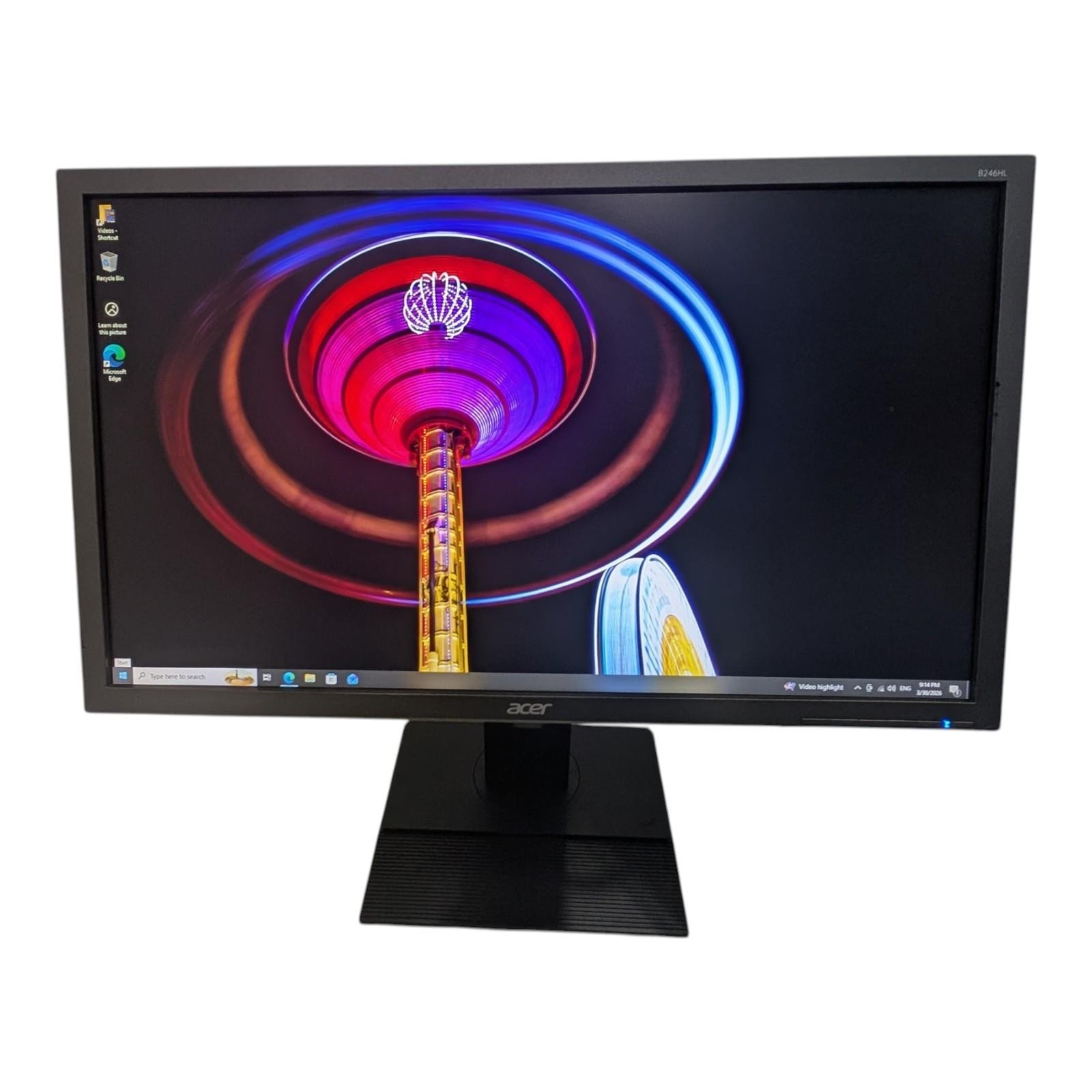 Acer B246HYL Bymdpr 23.8" Widescreen LCD Monitor Grade B