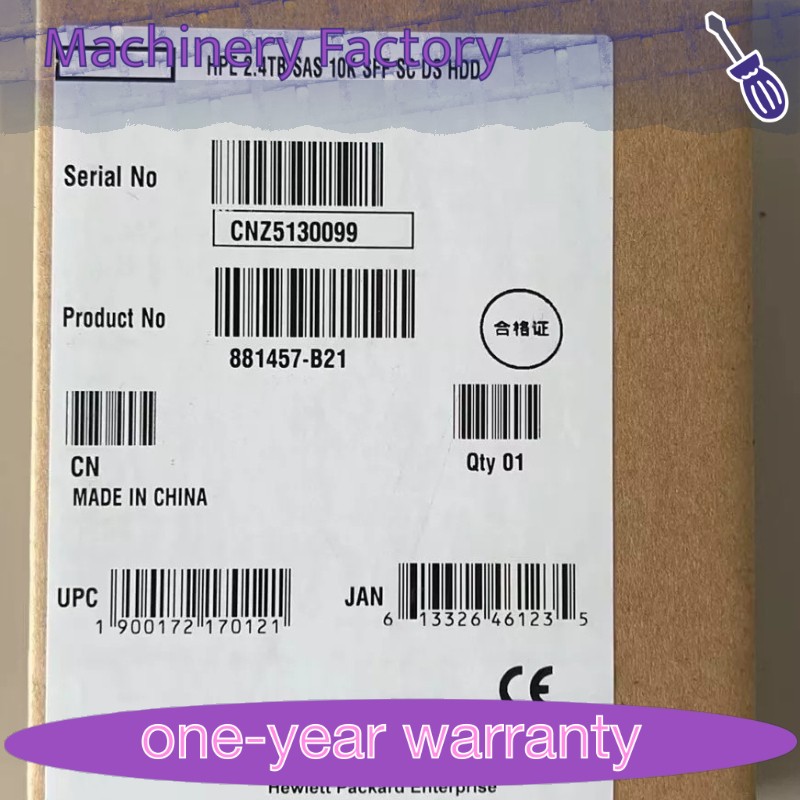 NEW 881457-B21 881507-001 HPE 2.4TB 12G SAS 10K 2.5" SFF 512e DS HDD Hard Drive