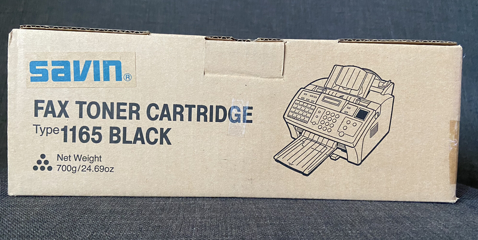 Ricoh Savin Lanier Genuine Fax Toner 1165 Black